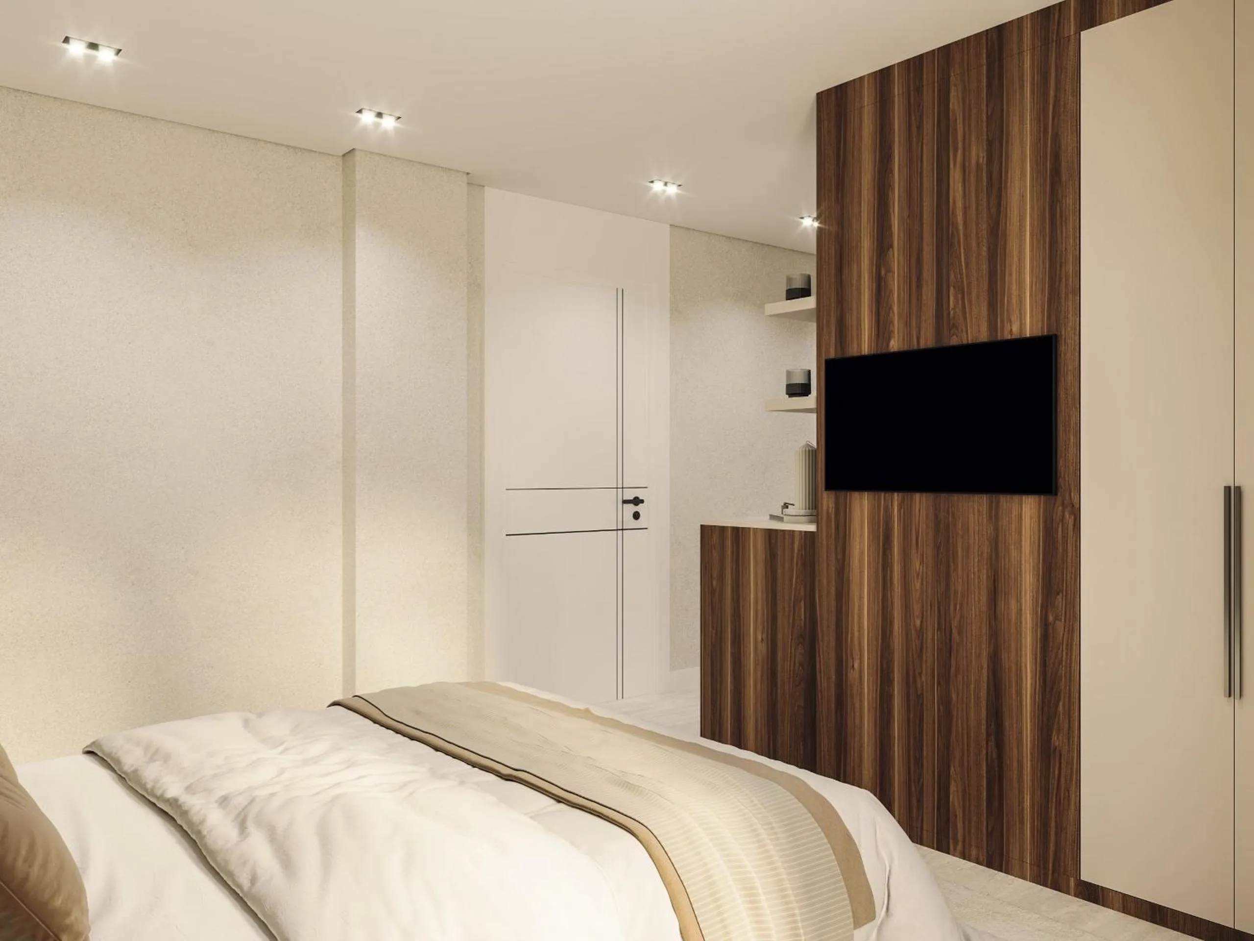 Bed in Sardunya Otel ARKA BİNA