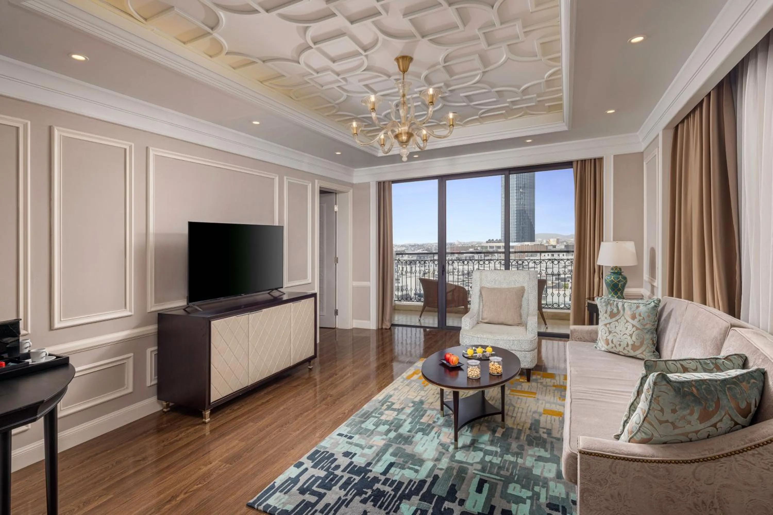 Living room in Meliá Vinpearl Hai Phong Rivera