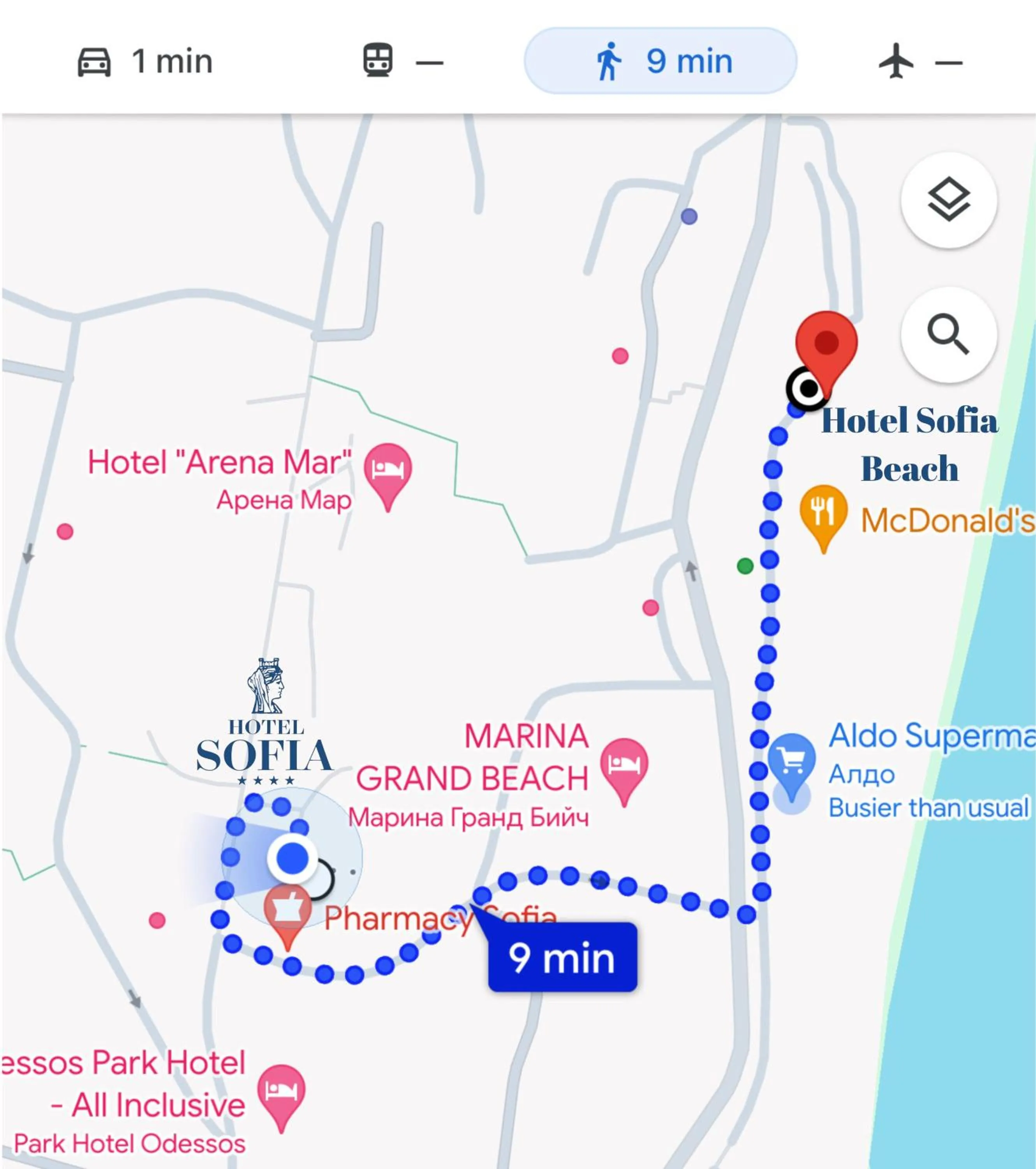 Beach in Sofia Hotel - All Inclusive & Private Beach