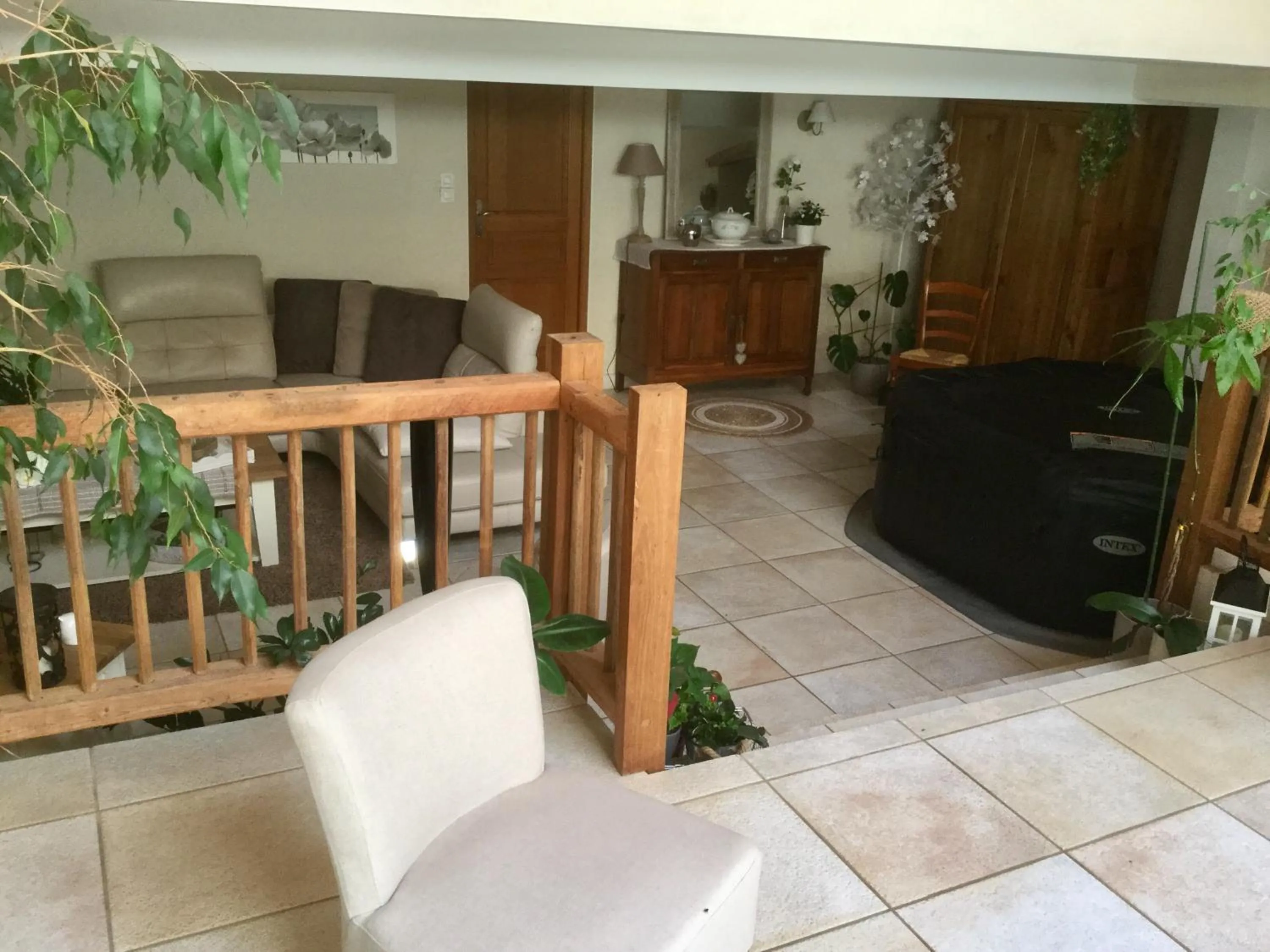 Living room in Chambre d’hôtes à Vallet