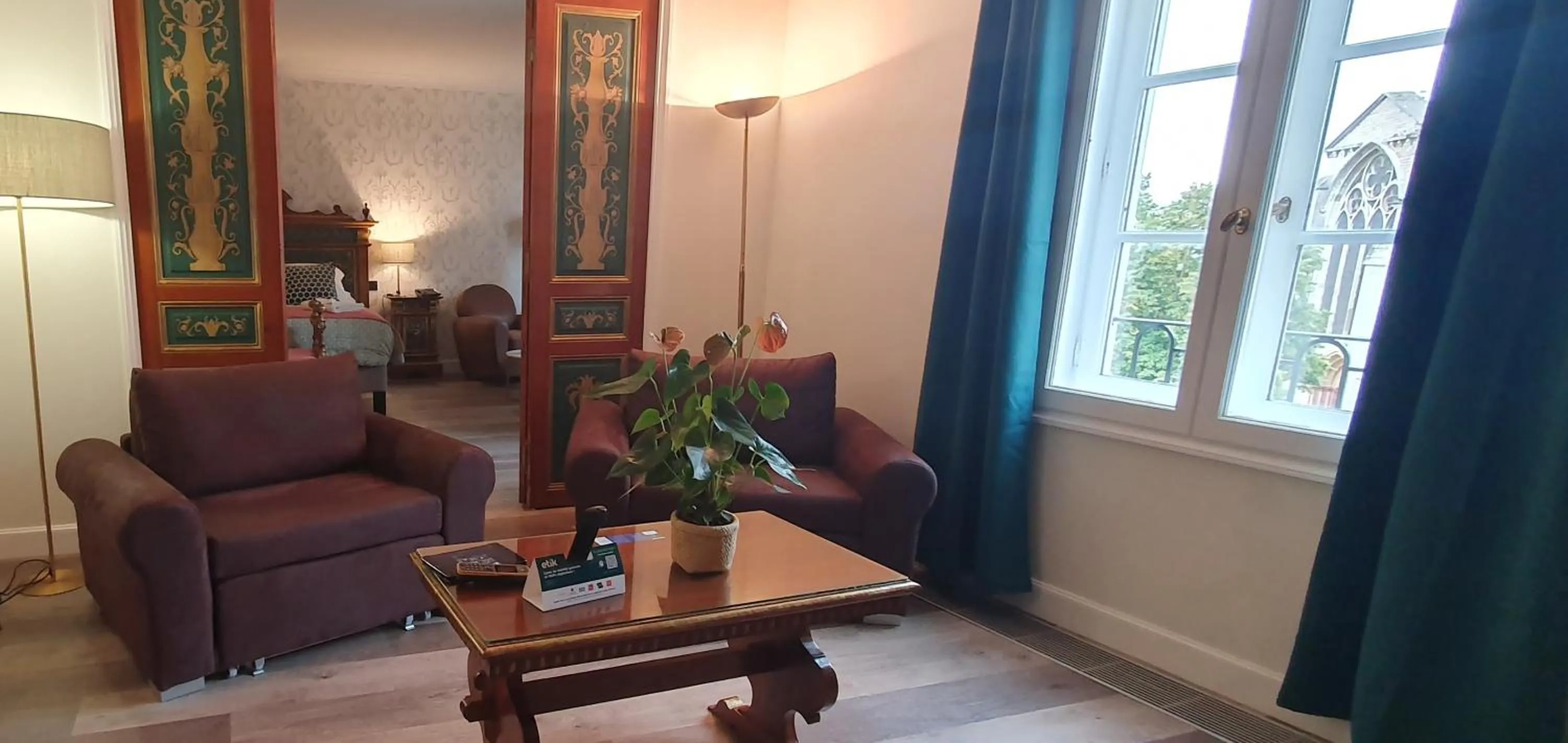 Living room in Demeures & Châteaux - Hôtel Greuze & Spa Tournus