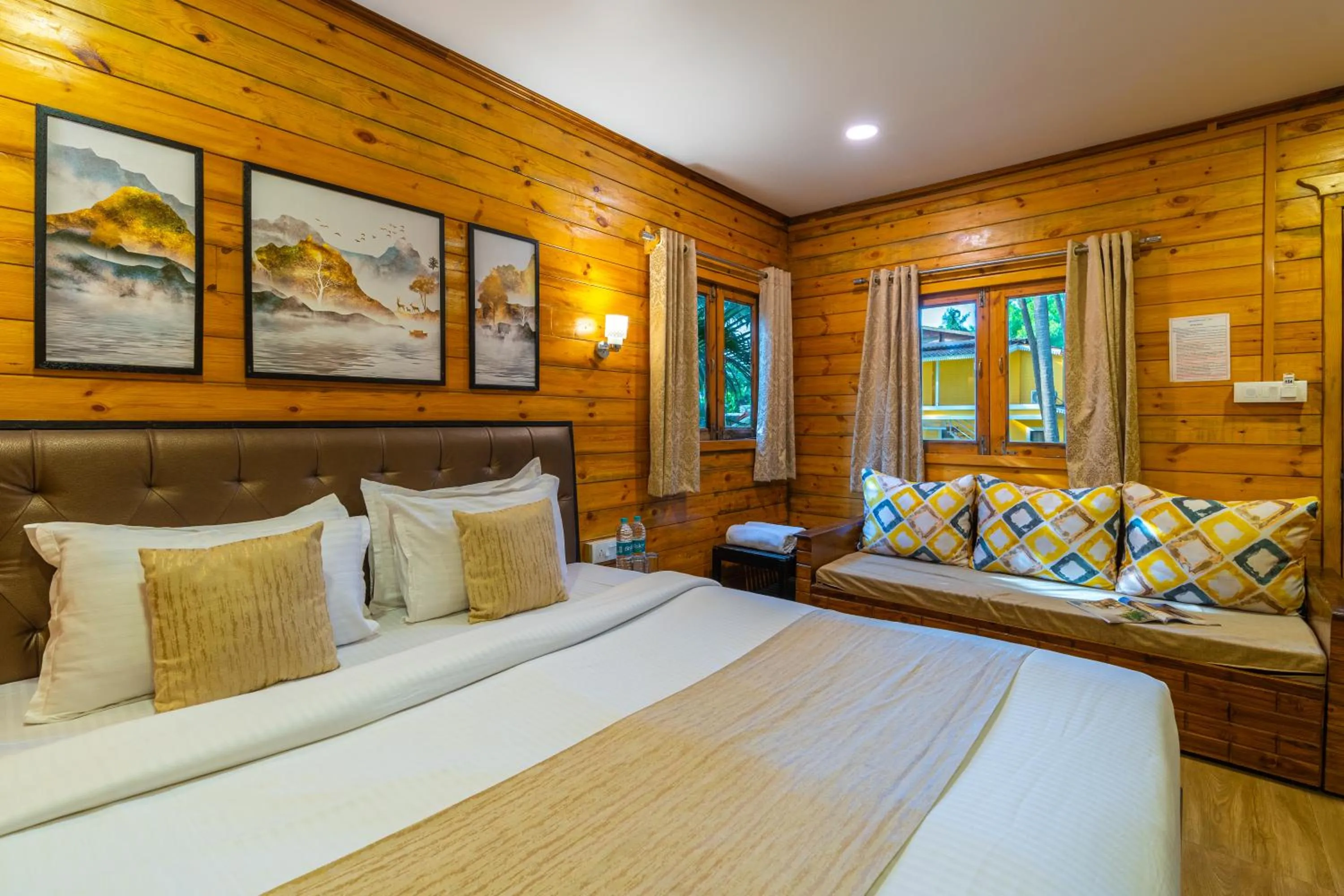 Bed in La Cabana Beach & Spa, By Ashvem Beach