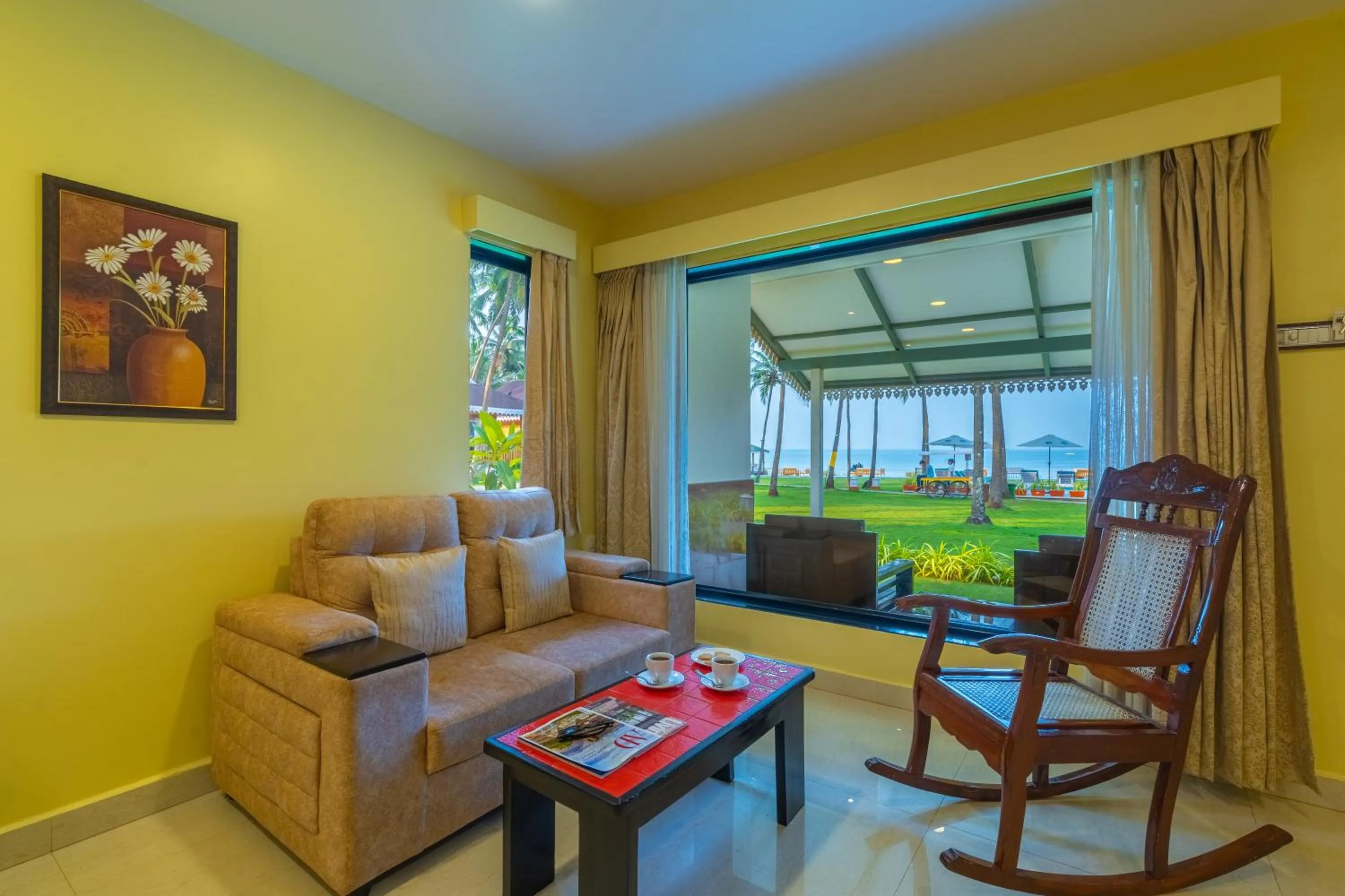 Sea view in La Cabana Beach & Spa, By Ashvem Beach