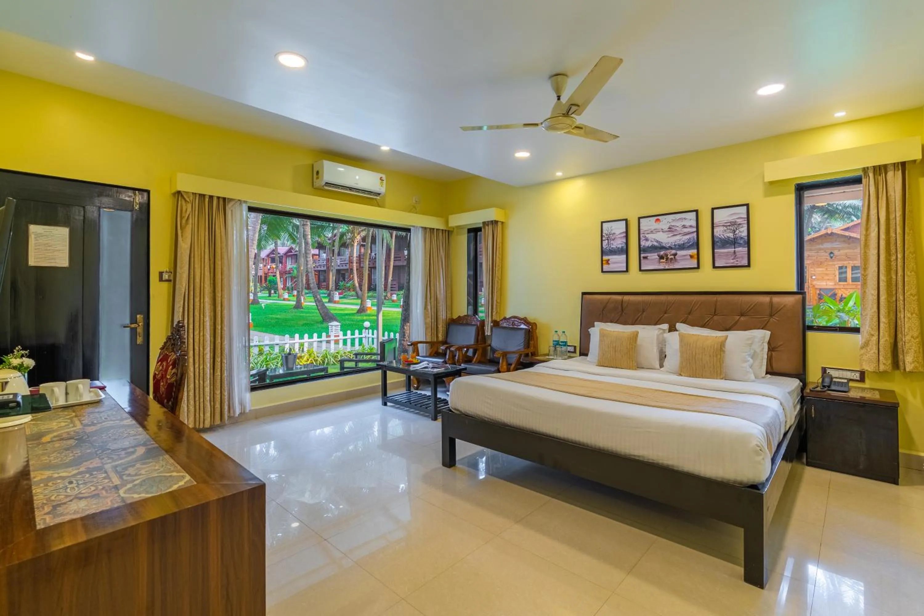 Bed in La Cabana Beach & Spa, By Ashvem Beach
