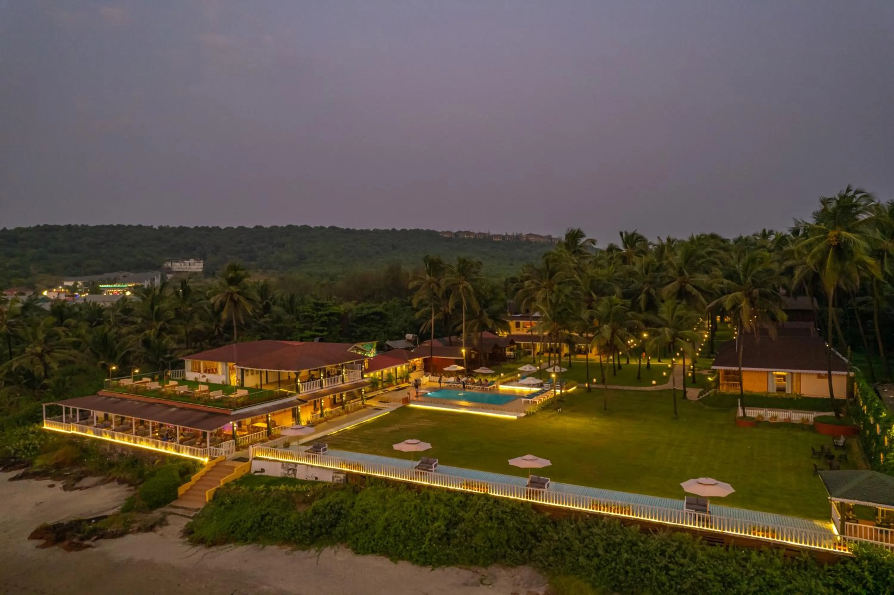 Sea view in La Cabana Beach & Spa, By Ashvem Beach