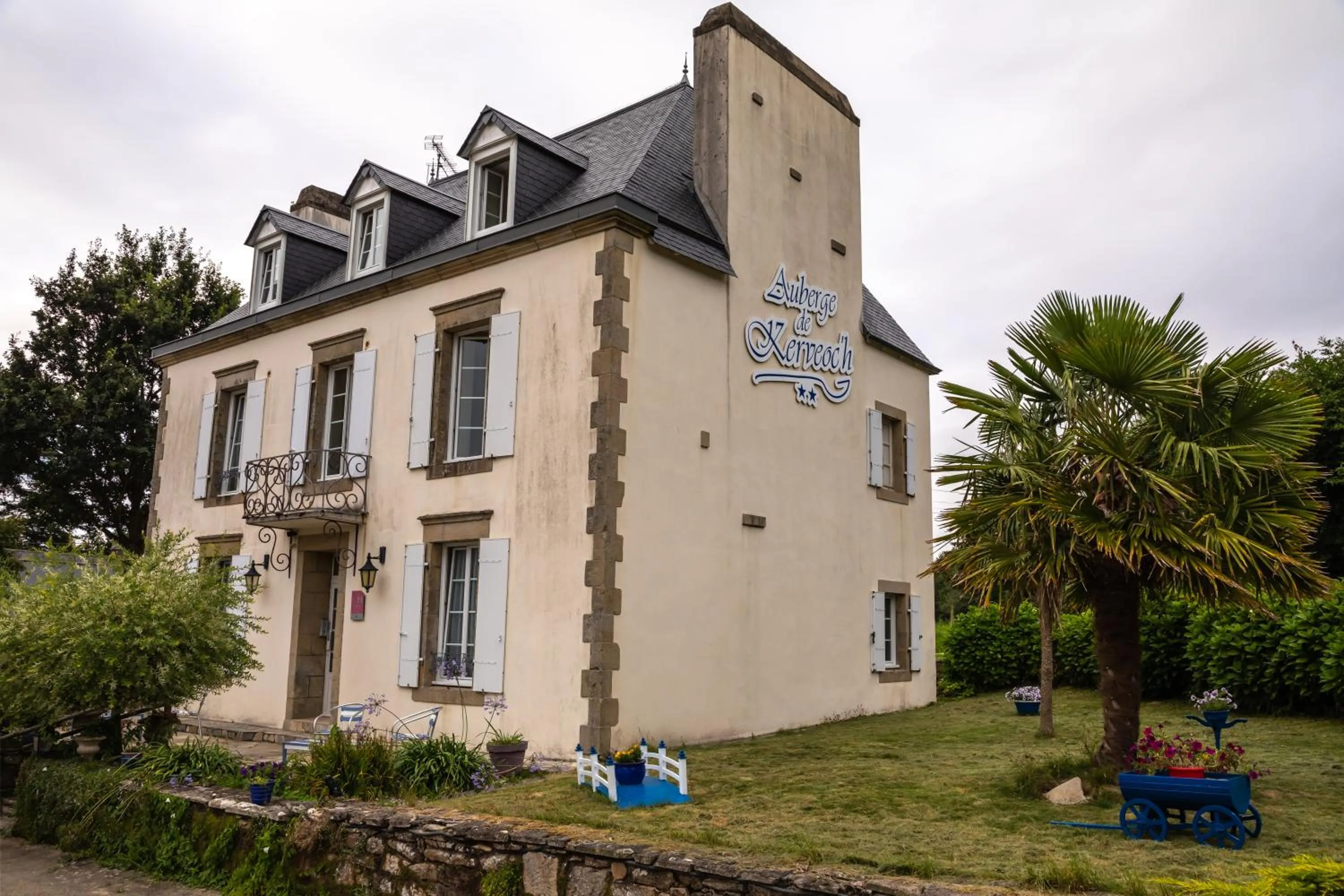 Garden in Logis- Auberge De Kerveoc'h