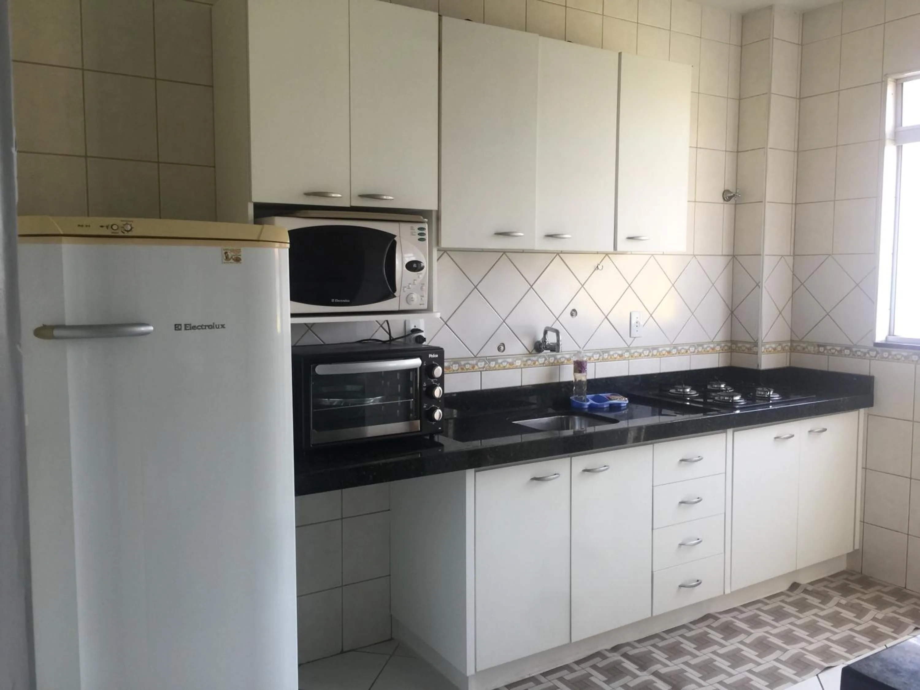Communal kitchen in Kasato Maru Residence