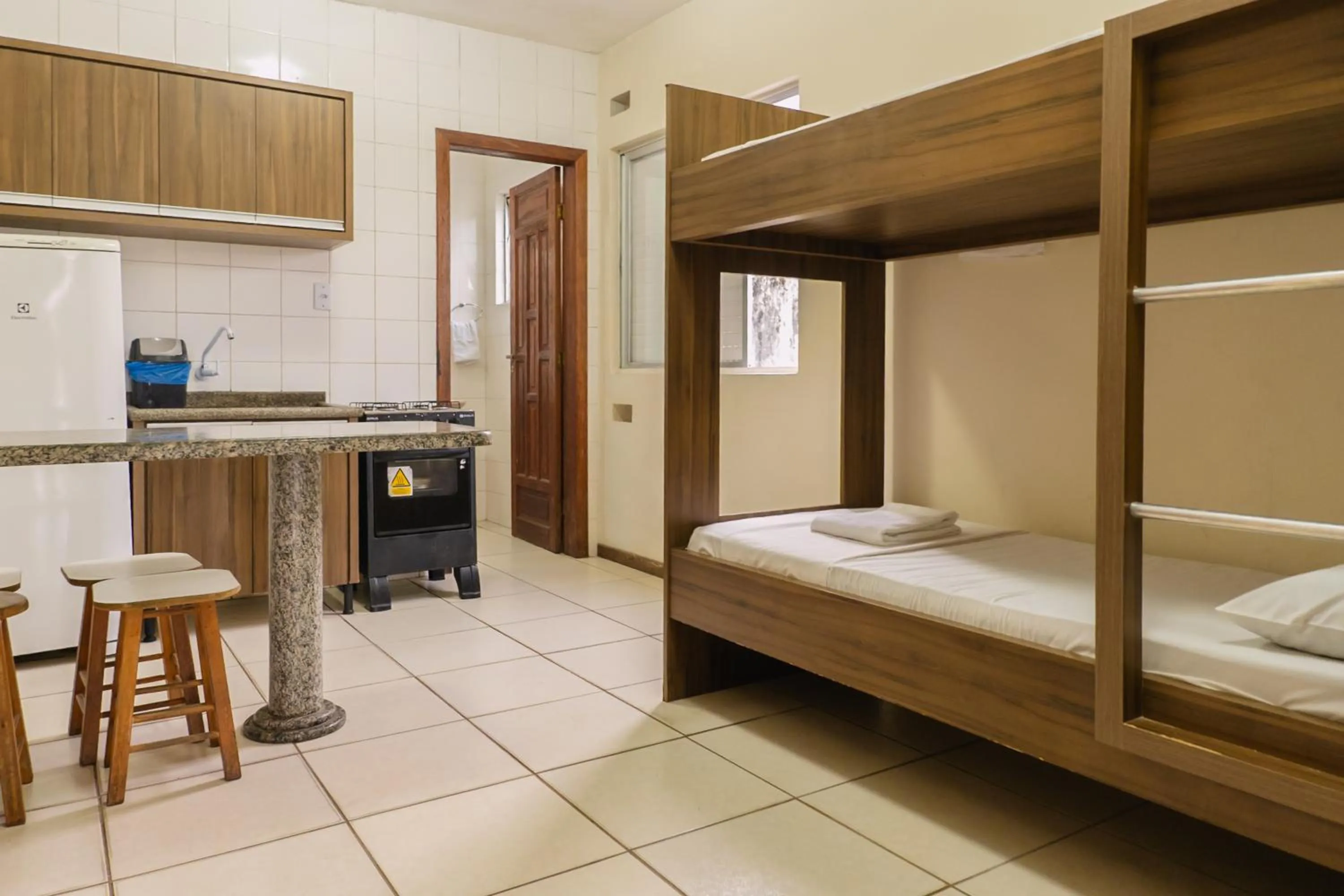 Bed in HANNA Amsterdam Hotel & Eventos