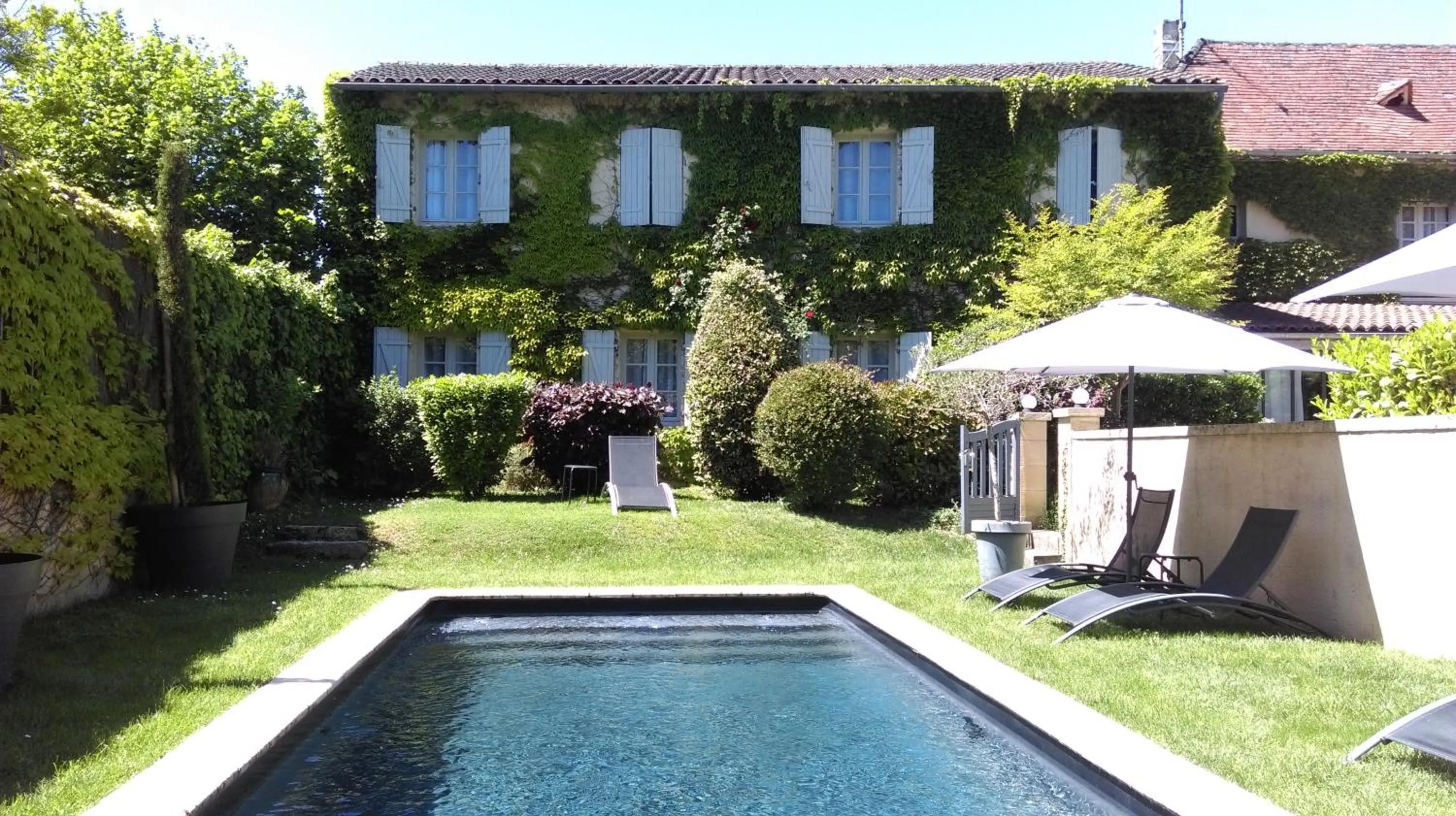 Pool view in MAISON DE MARQUAY-MAISON D'HOTES