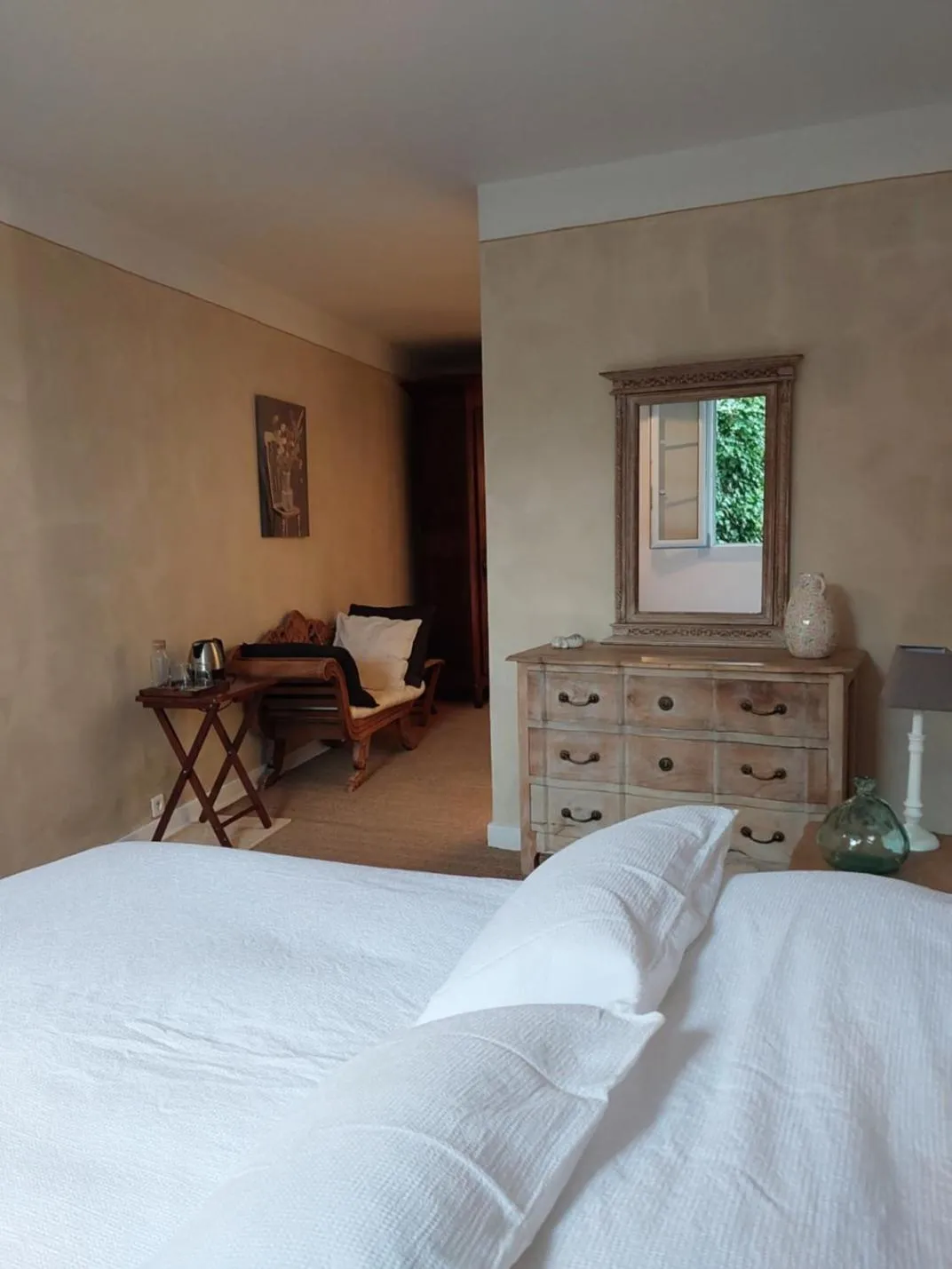 Bed in MAISON DE MARQUAY-MAISON D'HOTES