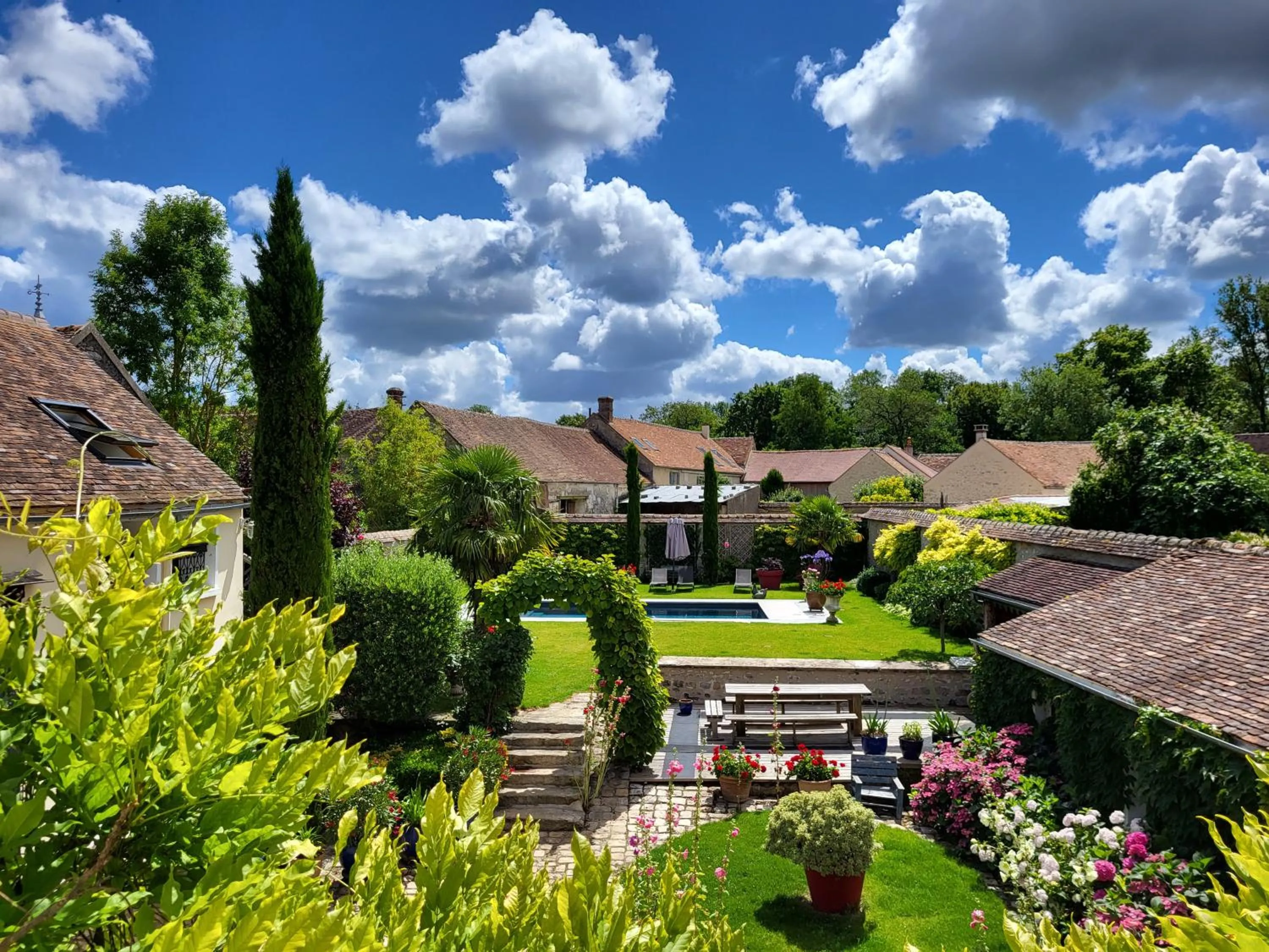 Garden in Les Glycines