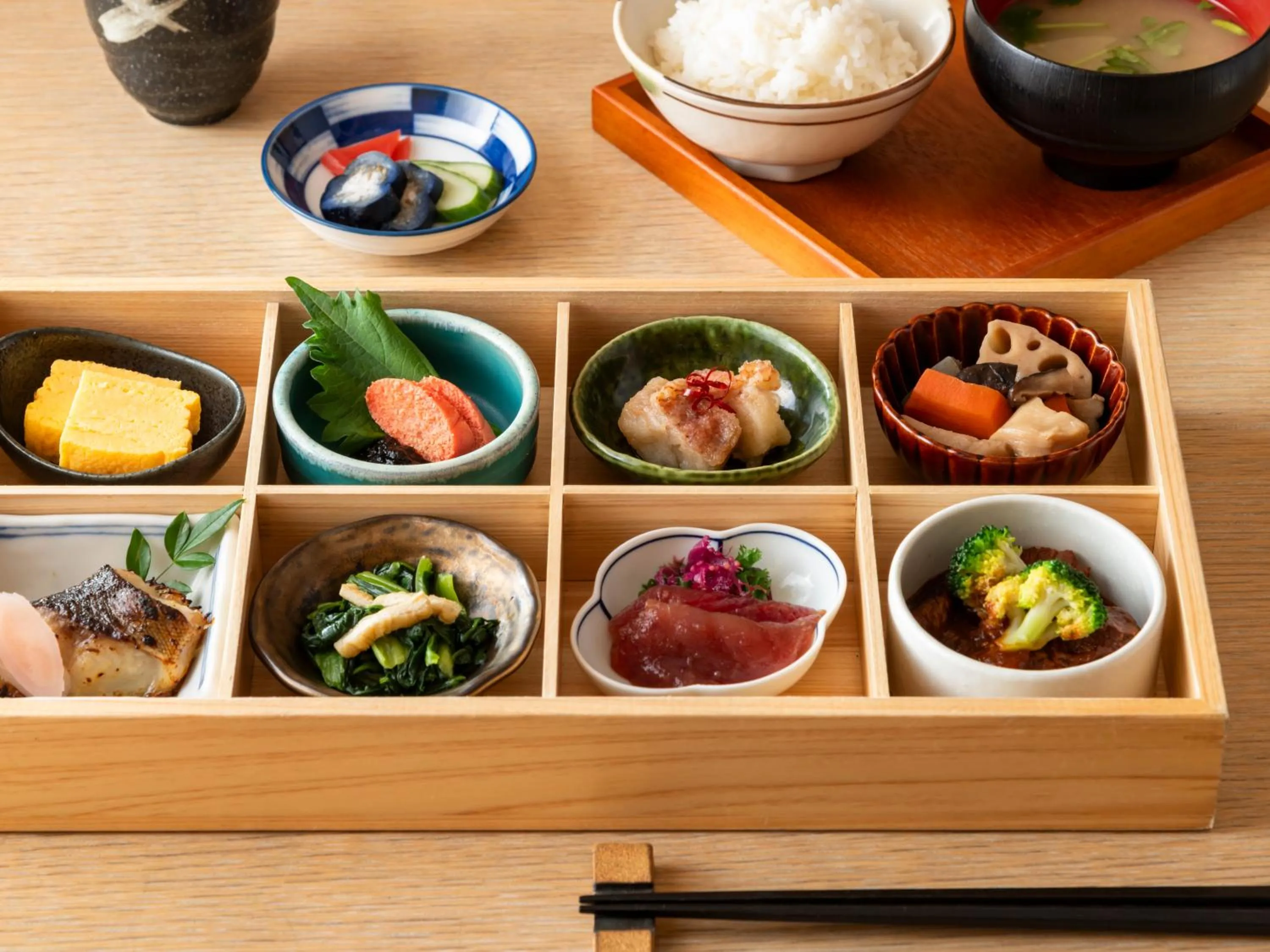 Breakfast in Mitsui Garden Hotel Roppongi Tokyo Premier