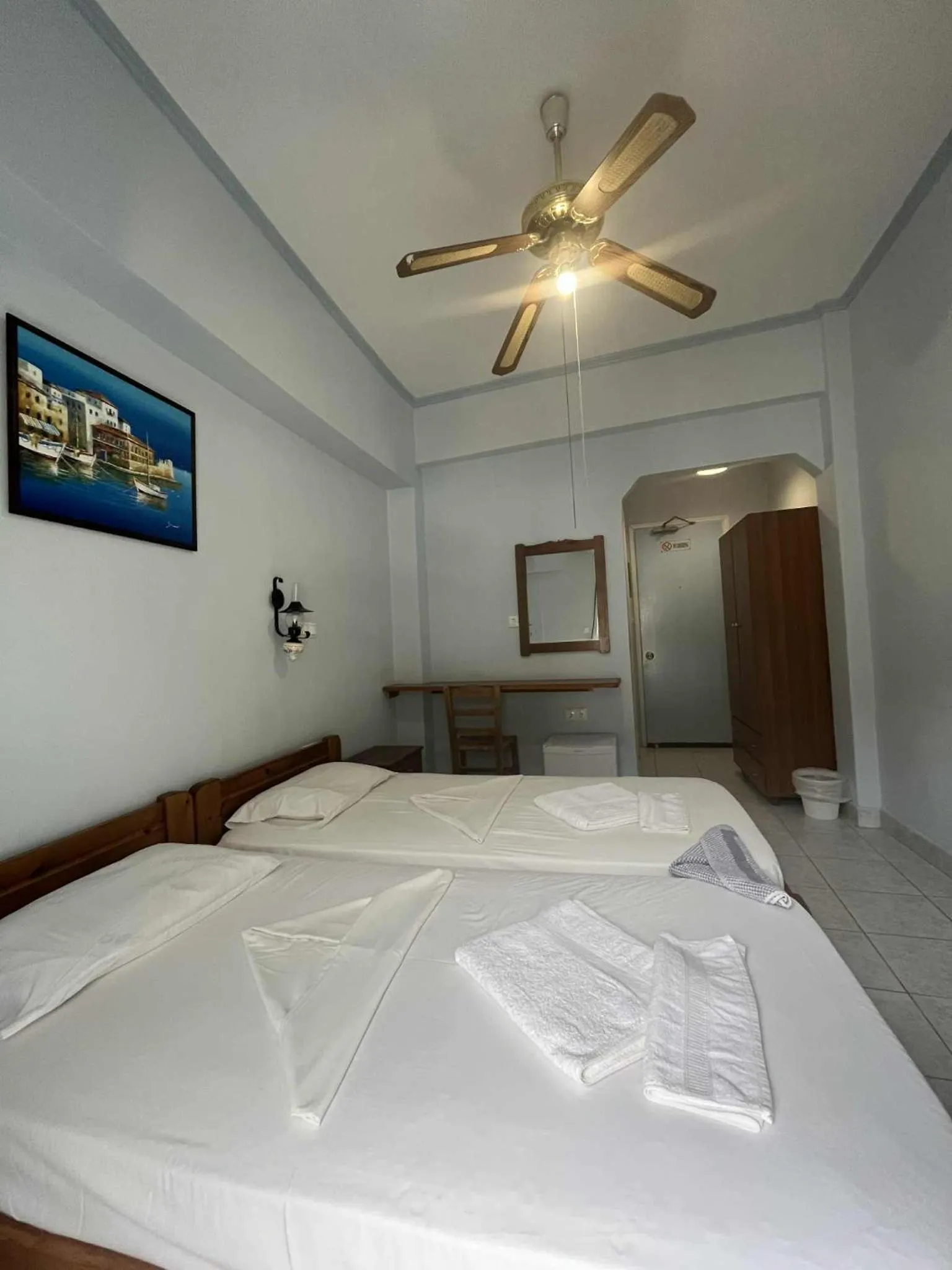 Bed in Hotel Asteria