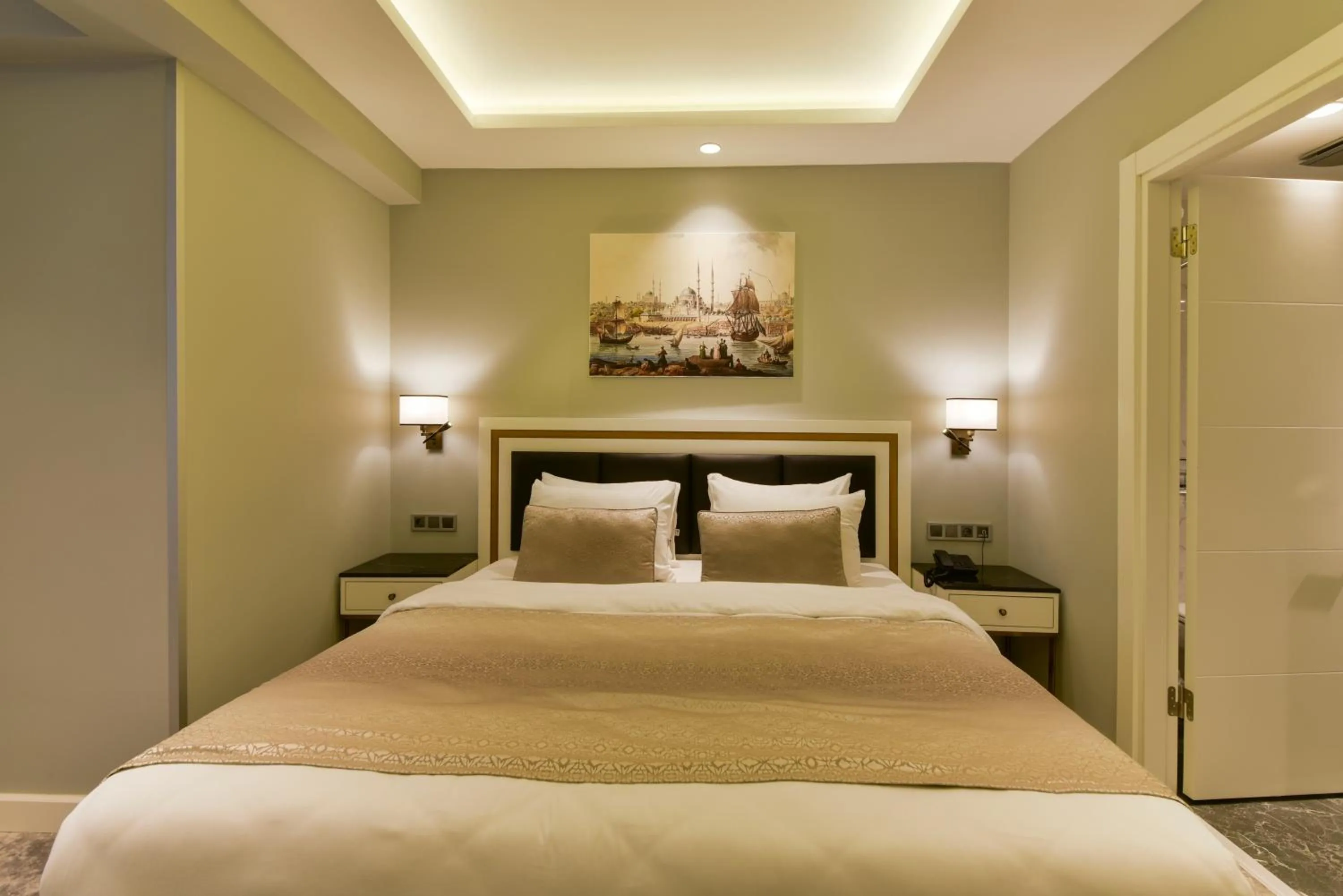 Bed in Kare Hotel Sultanahmet