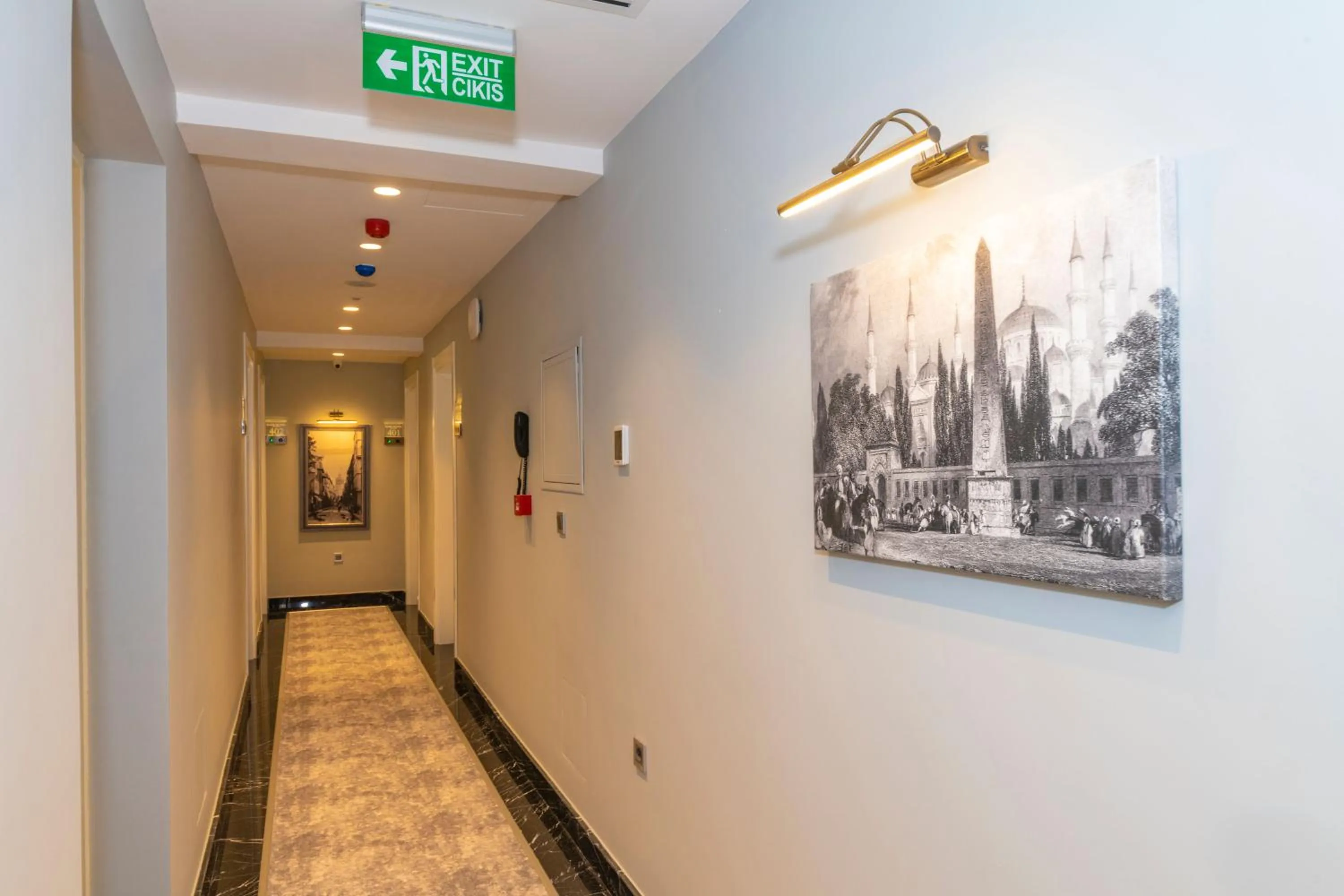 Floor plan in Kare Hotel Sultanahmet