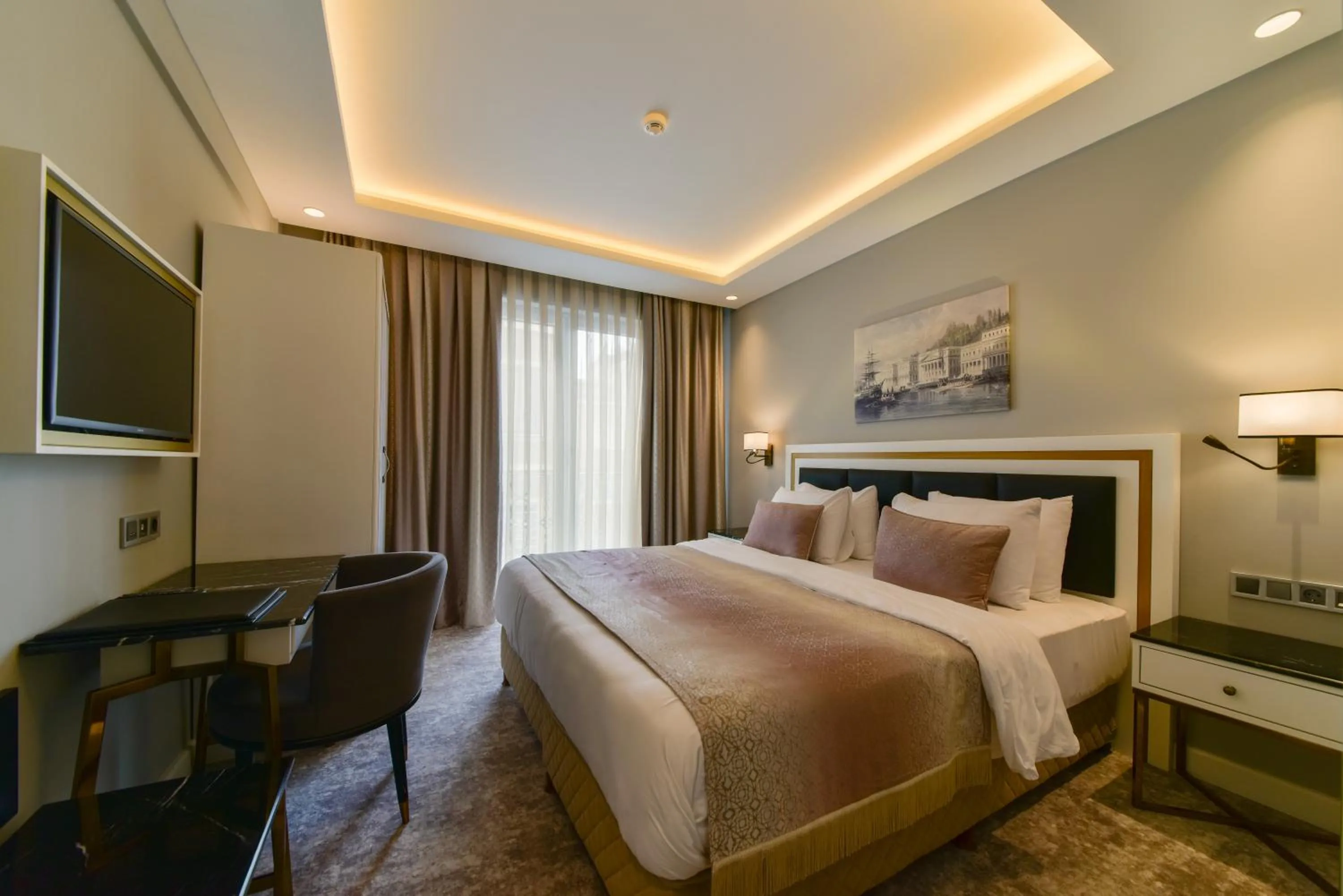 Bed in Kare Hotel Sultanahmet