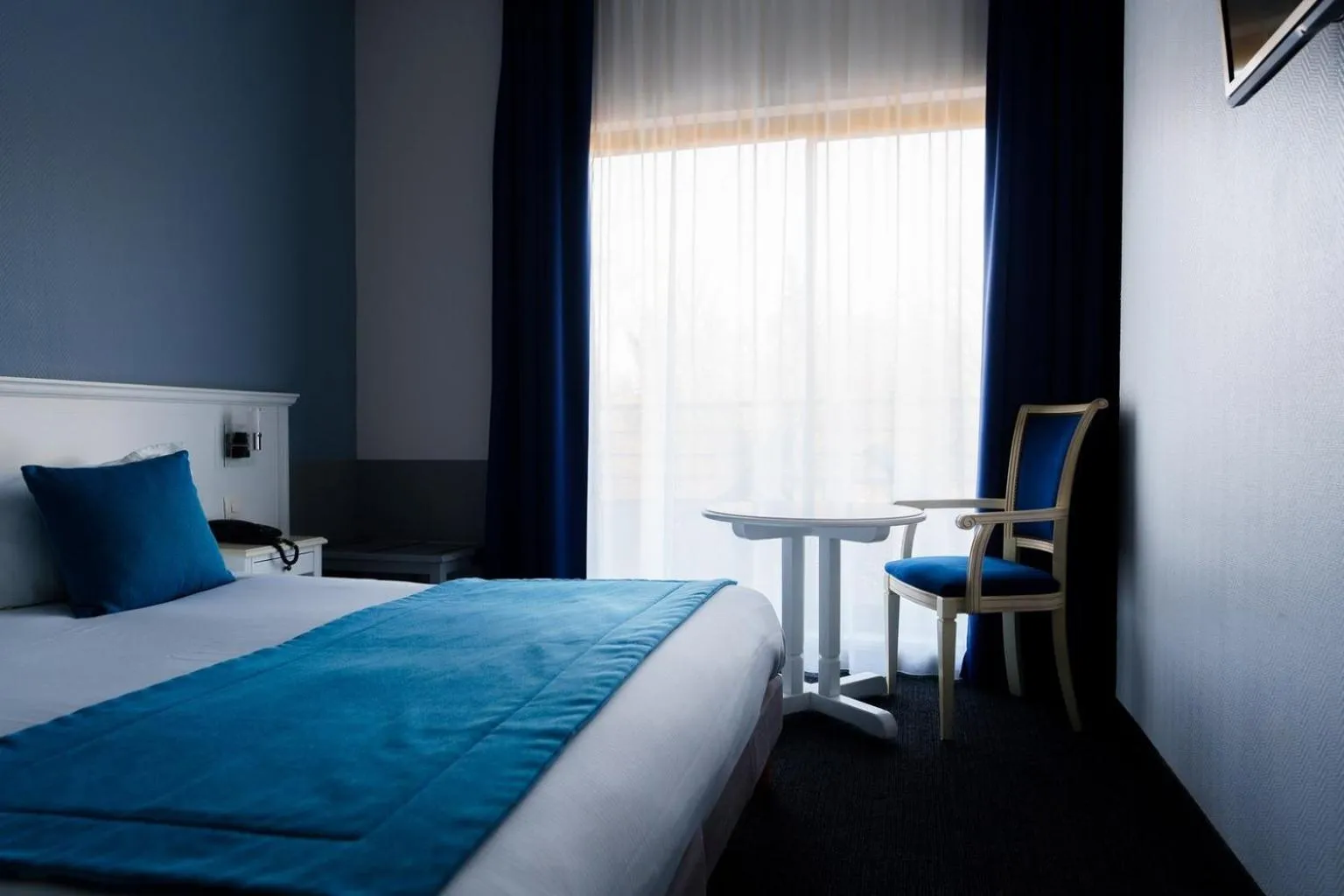 Bedroom, Bed in Hôtel Marso