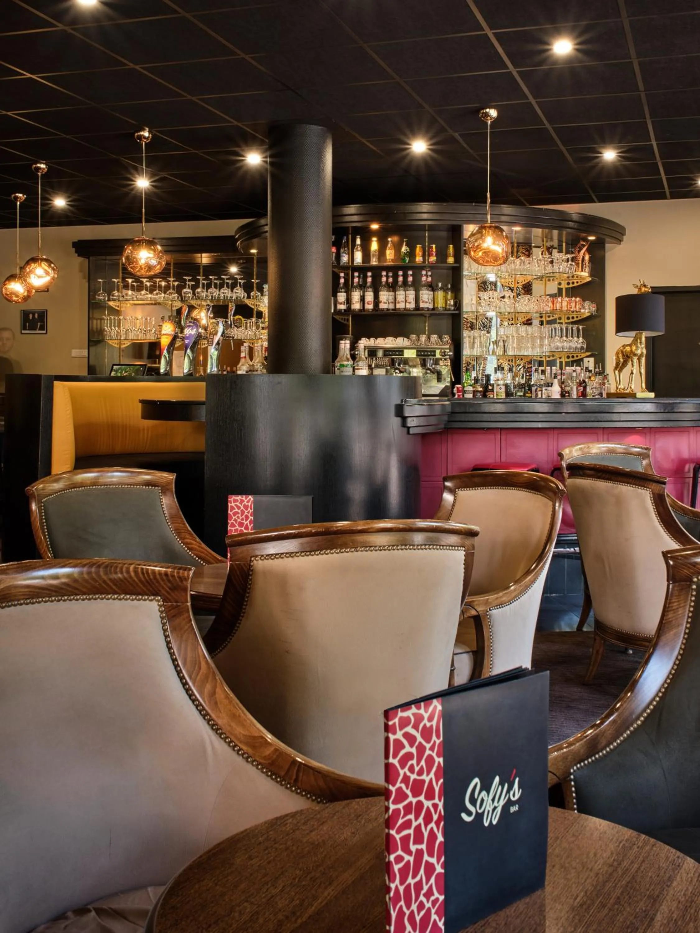 Lounge or bar in Hôtel Marso