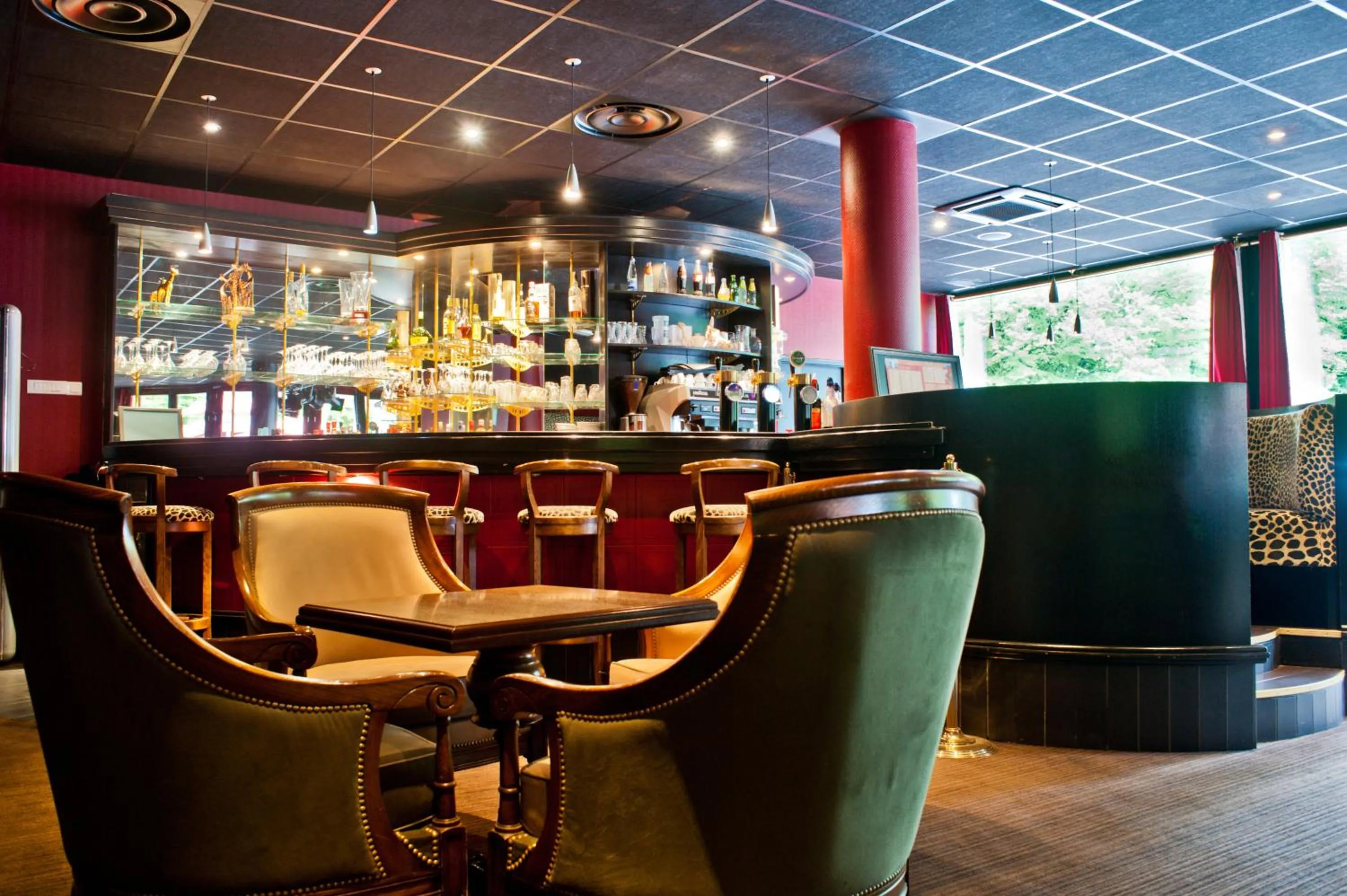 Lounge or bar in Hôtel Marso