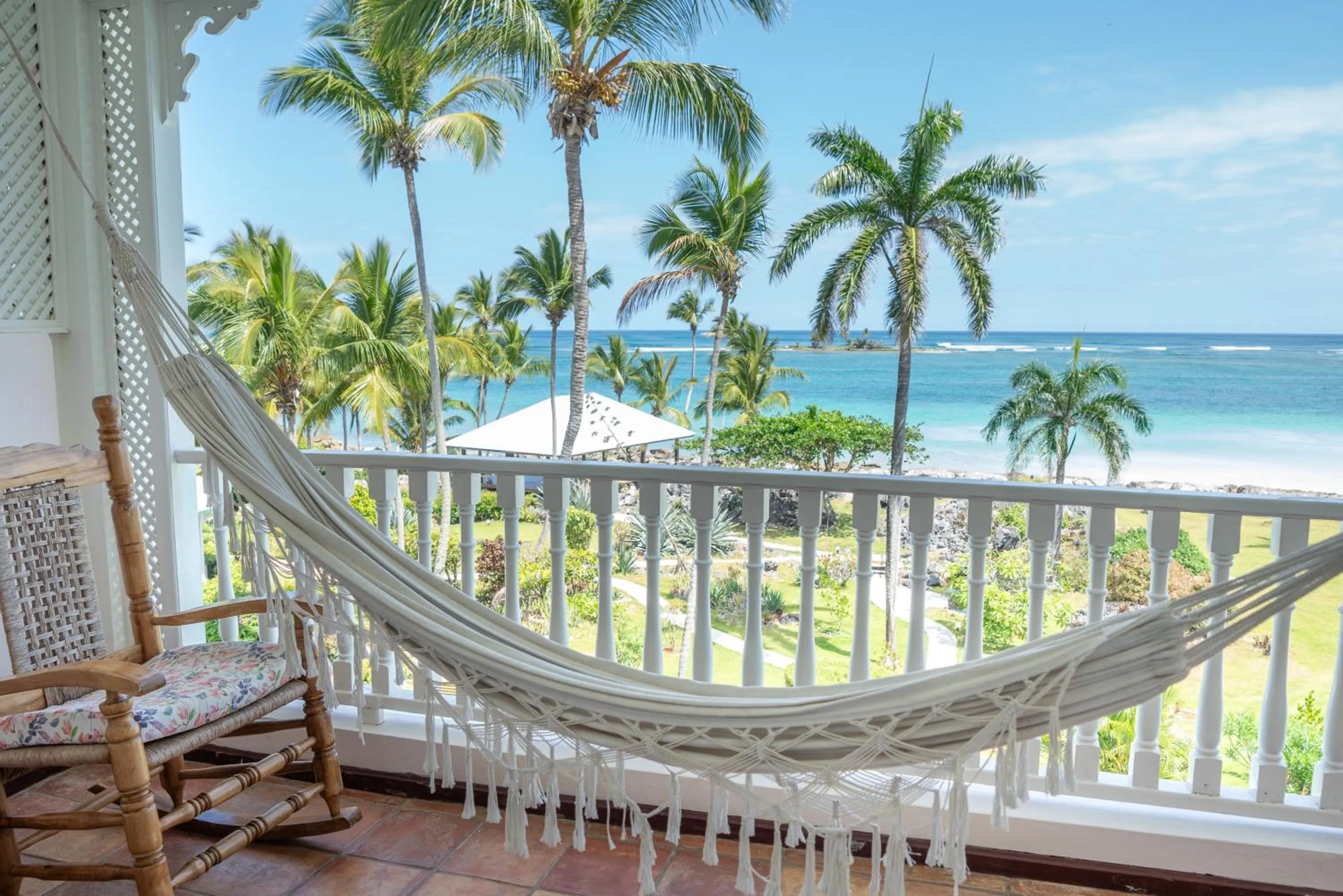 Patio in Hotel Villa Serena