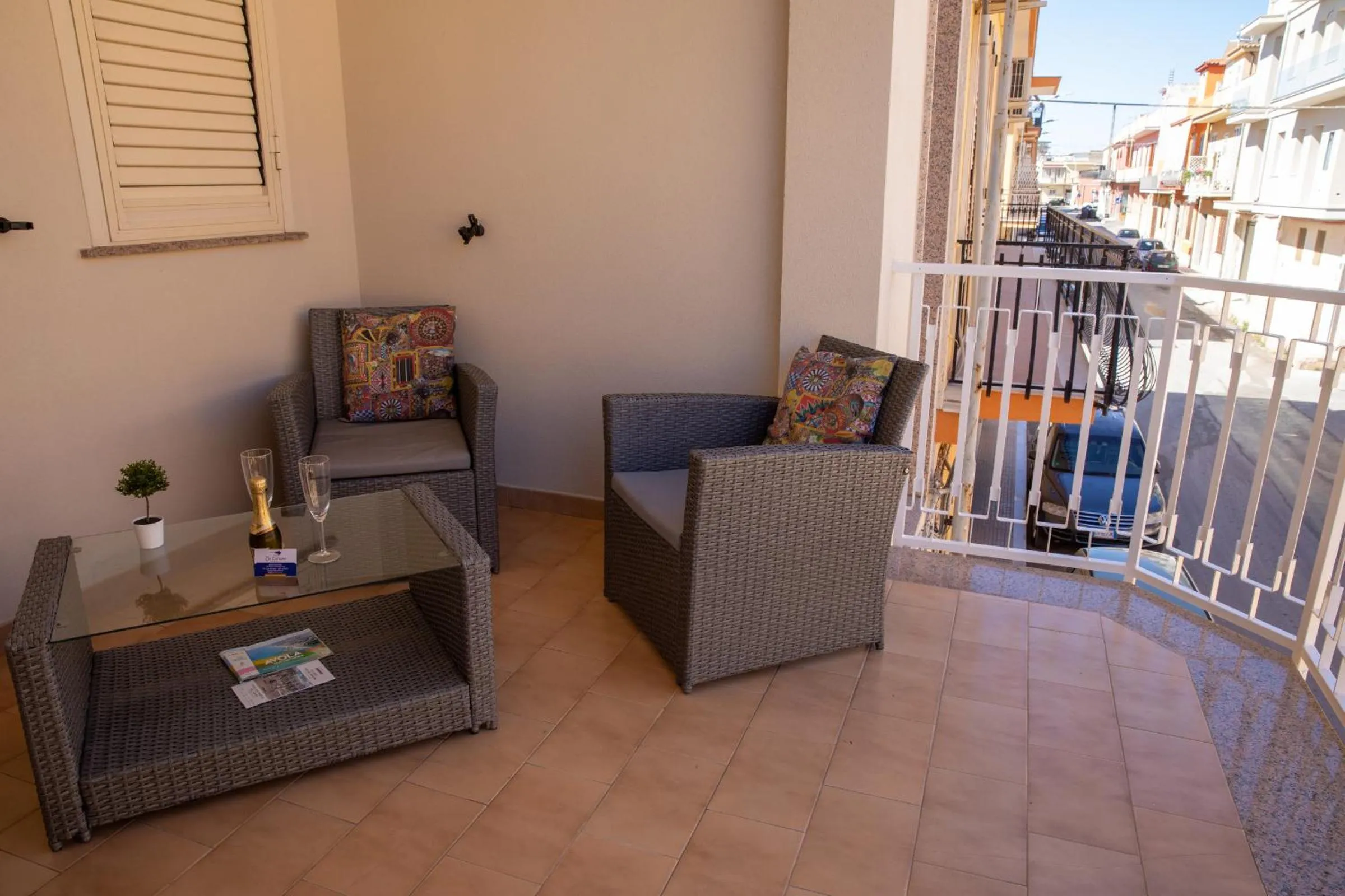 Balcony/Terrace in b&b Zio Luciano