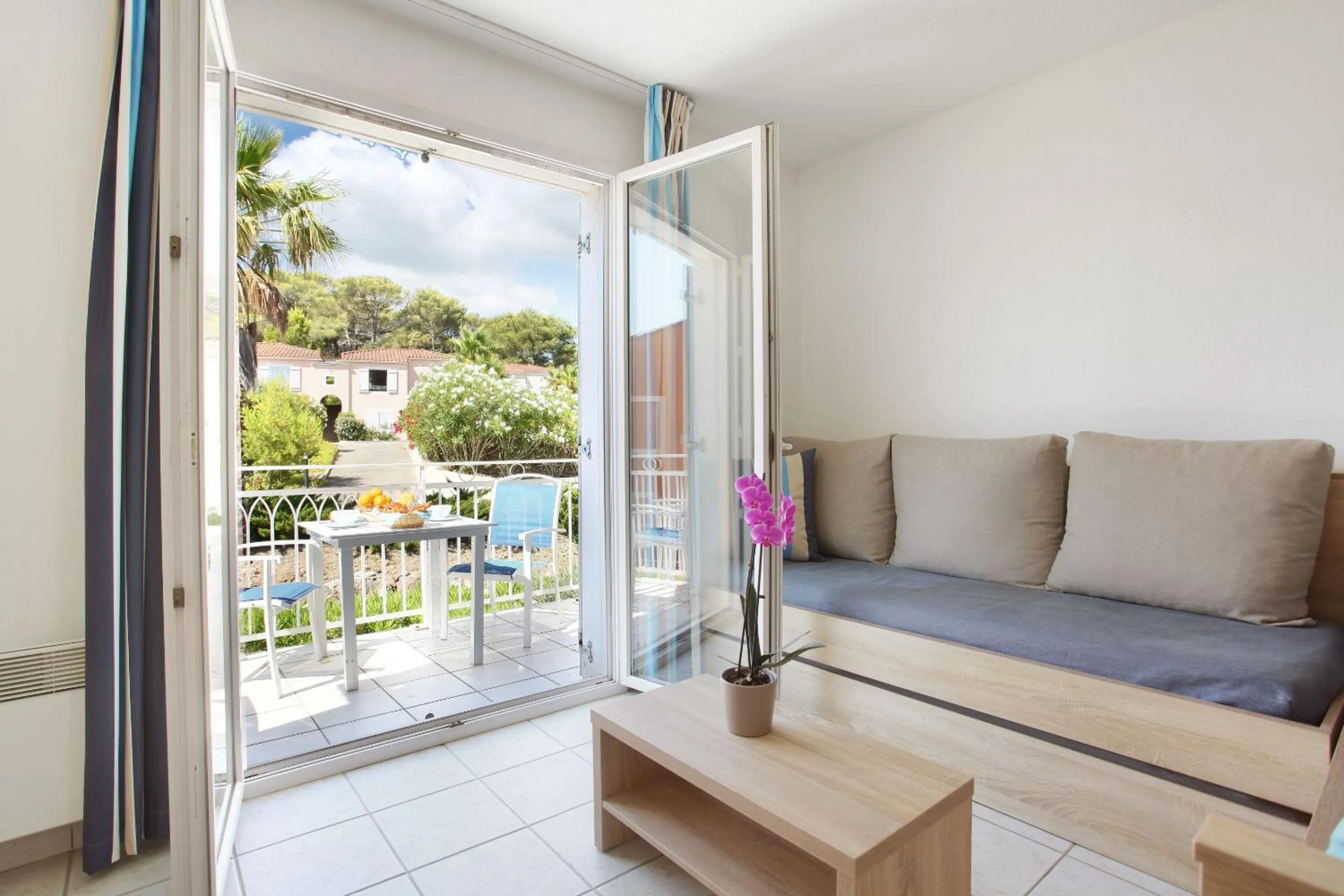 Balcony/Terrace in Résidence Odalys Domaine des Eucalyptus