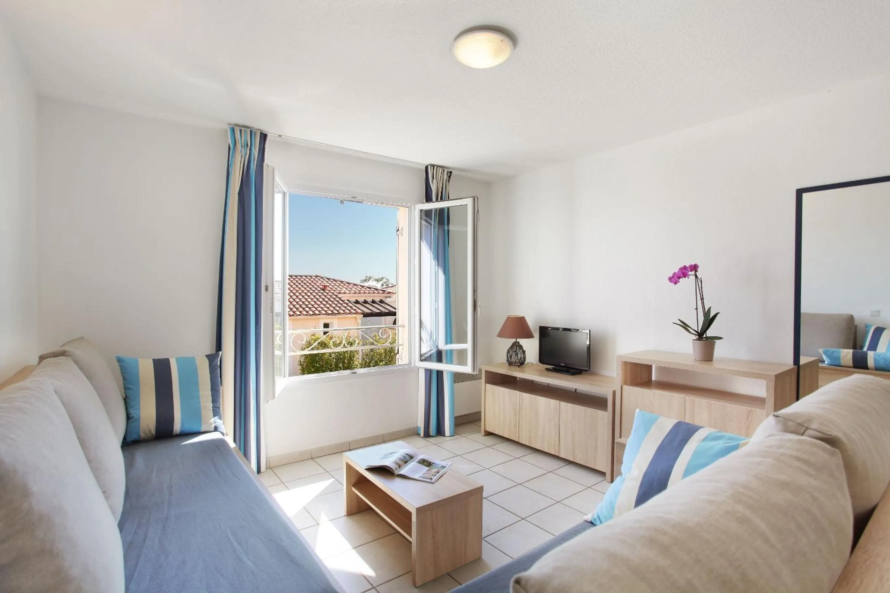 Seating area in Résidence Odalys Domaine des Eucalyptus