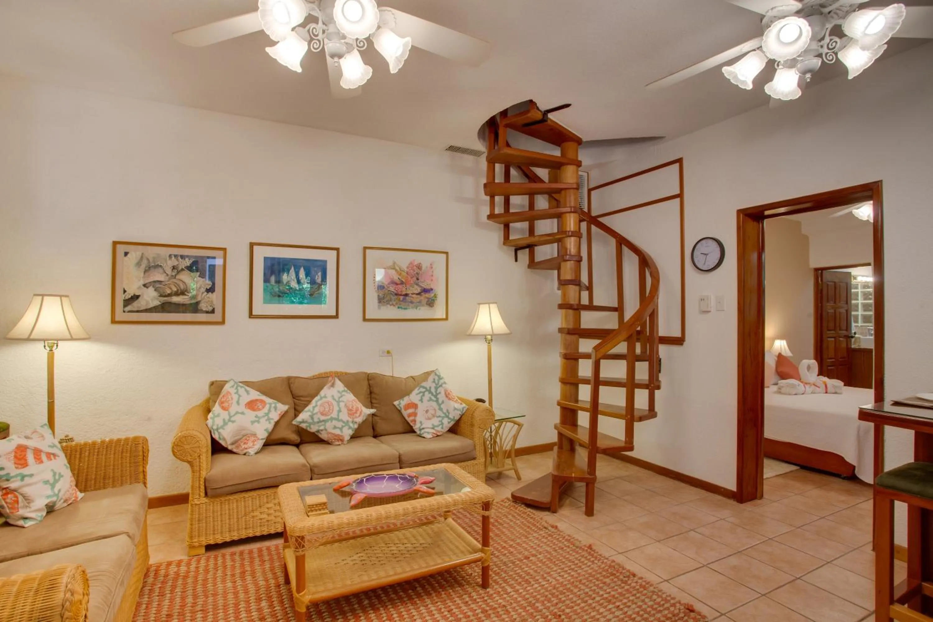 Living room in Xanadu Island Resort