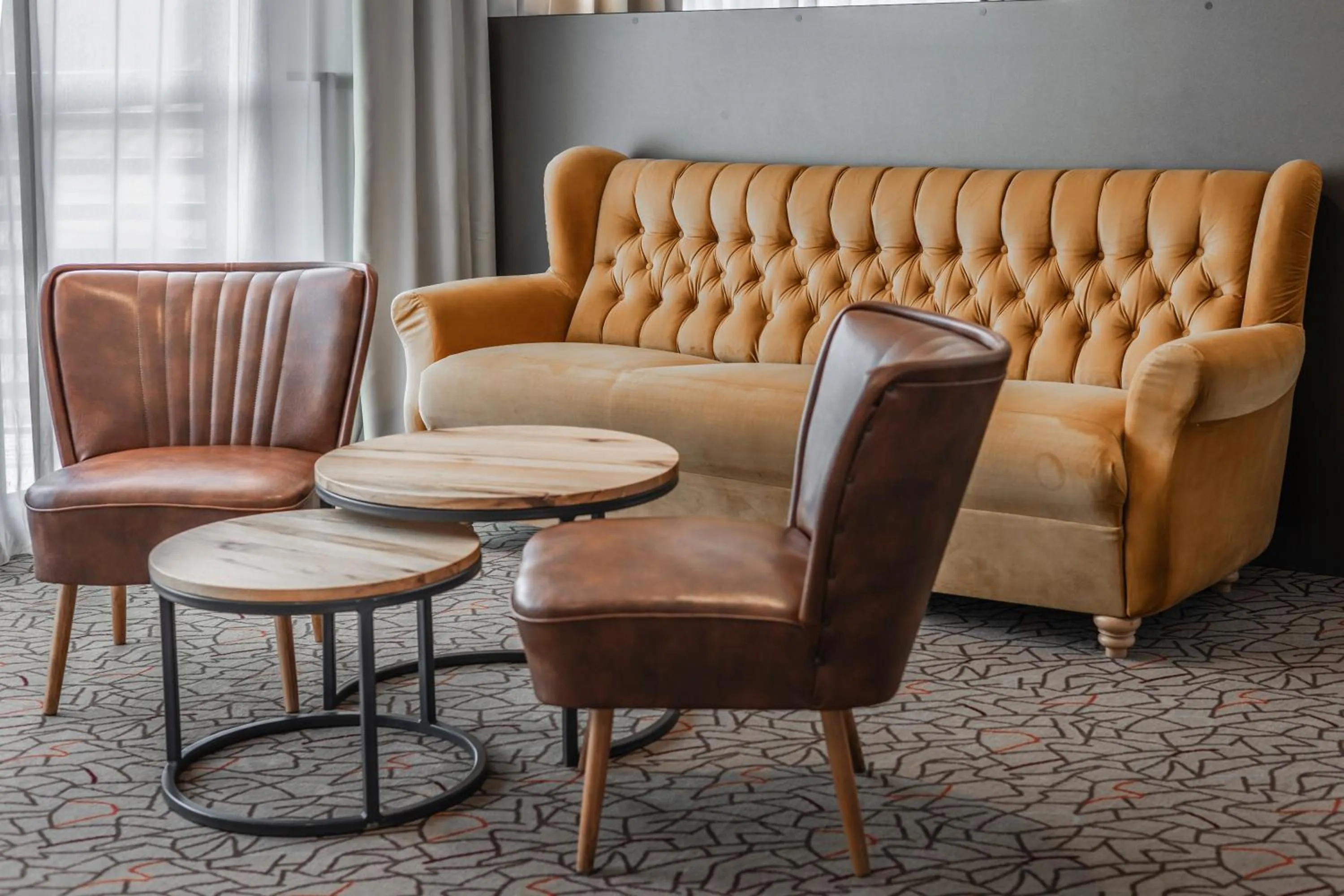 Seating area in Charm Boutique Hotel