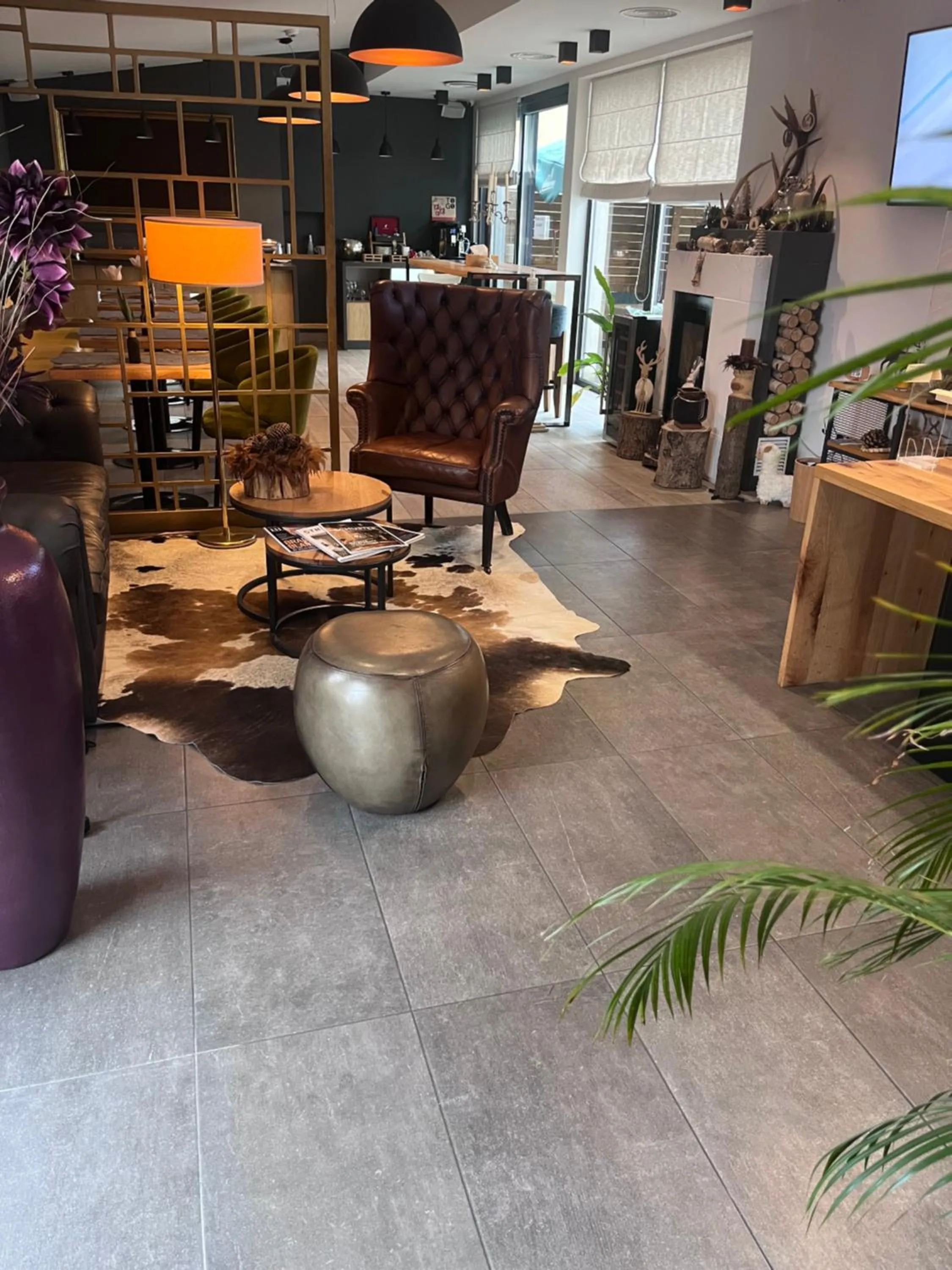 Seating area in Charm Boutique Hotel