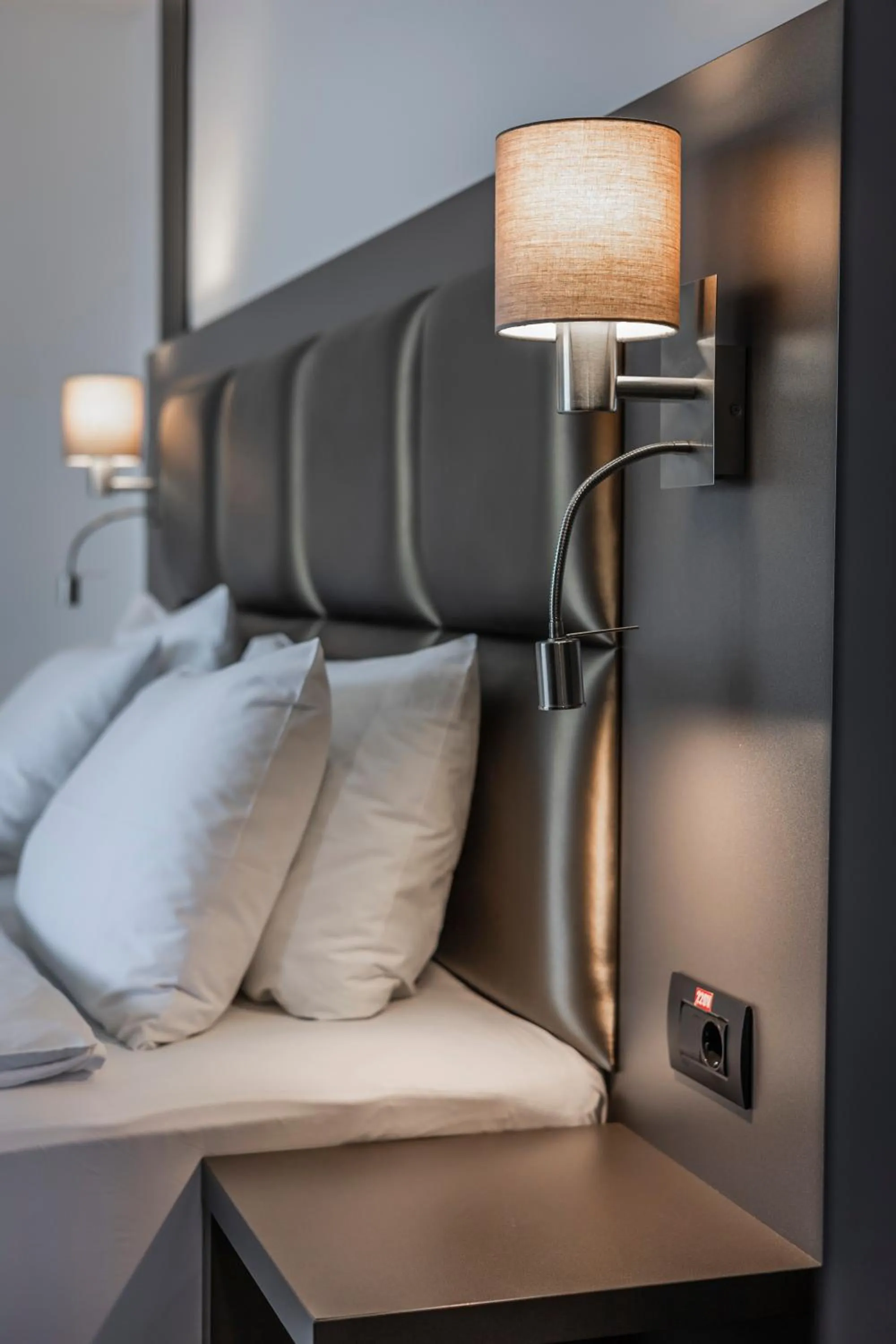 Decorative detail, Bed in Charm Boutique Hotel