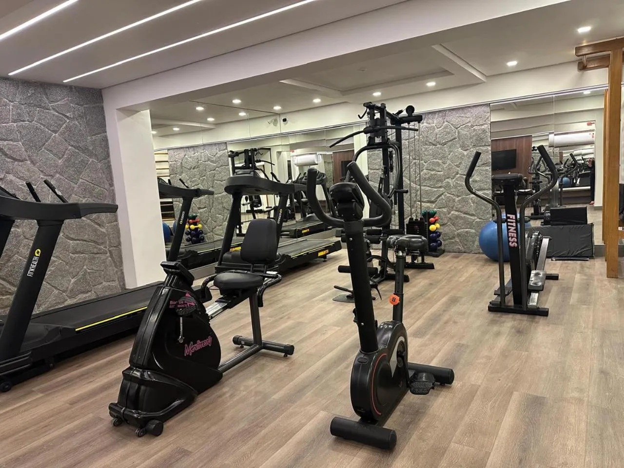 Fitness centre/facilities in Charrua Hotel