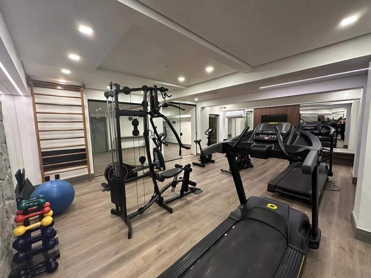 Fitness centre/facilities in Charrua Hotel