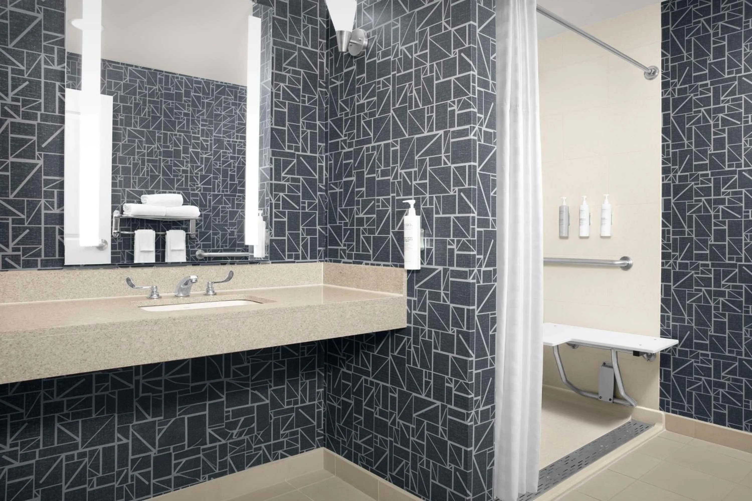 Bathroom in Homewood Suites Dallas Downtown