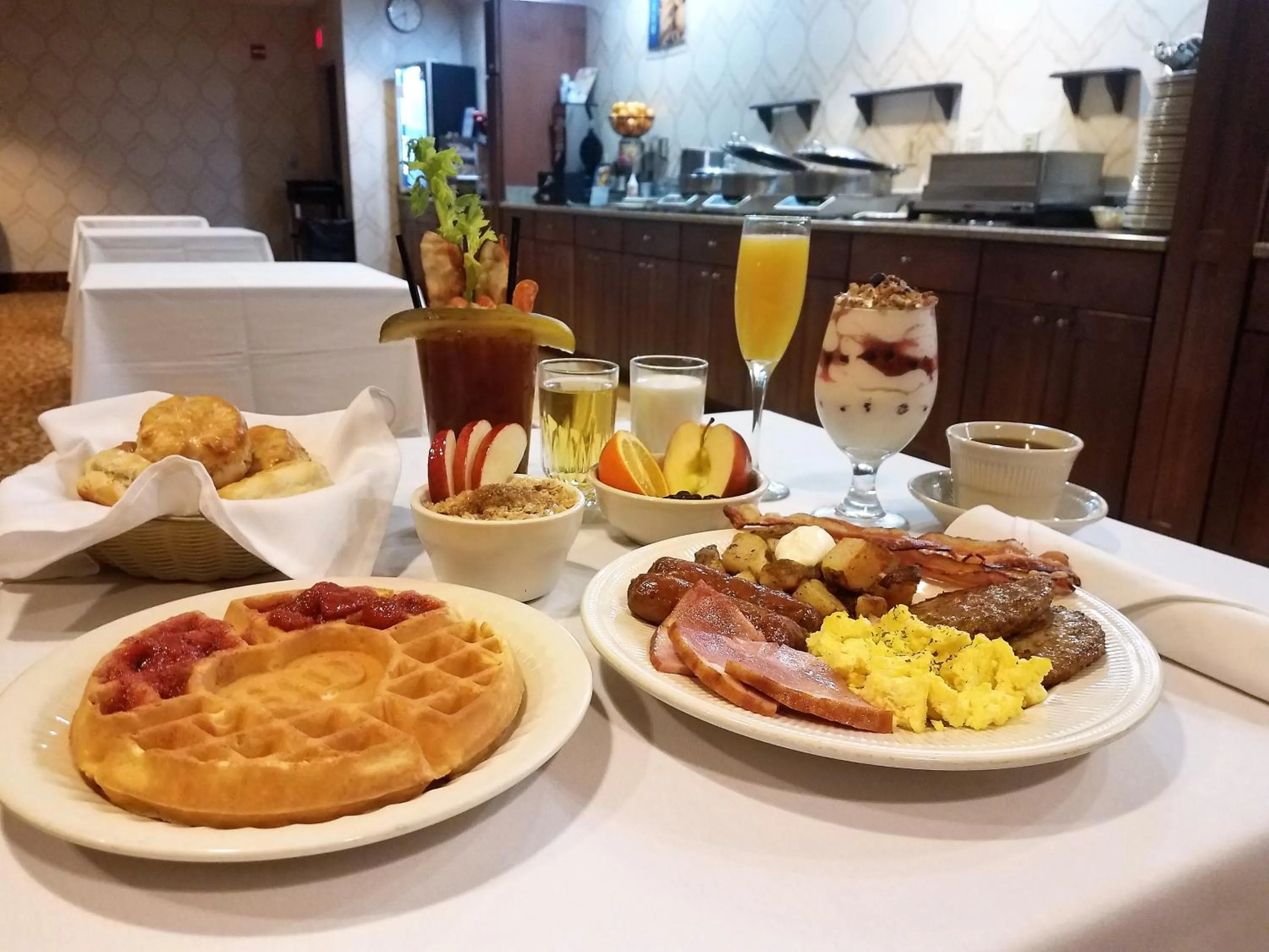 Breakfast in Best Western Regency Inn