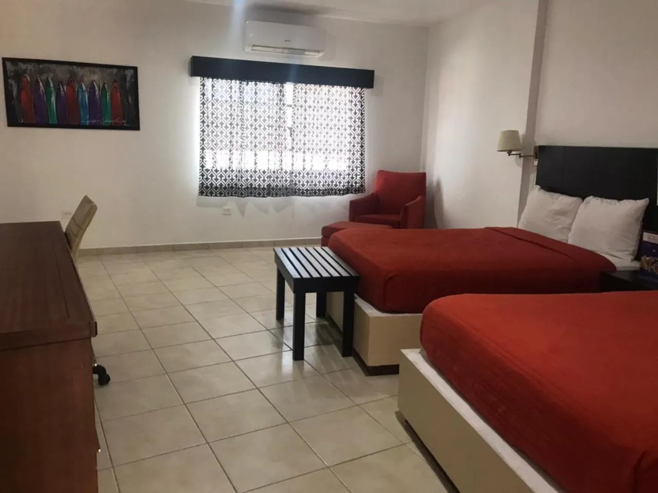 Bed in Hotel Marina Topolobampo