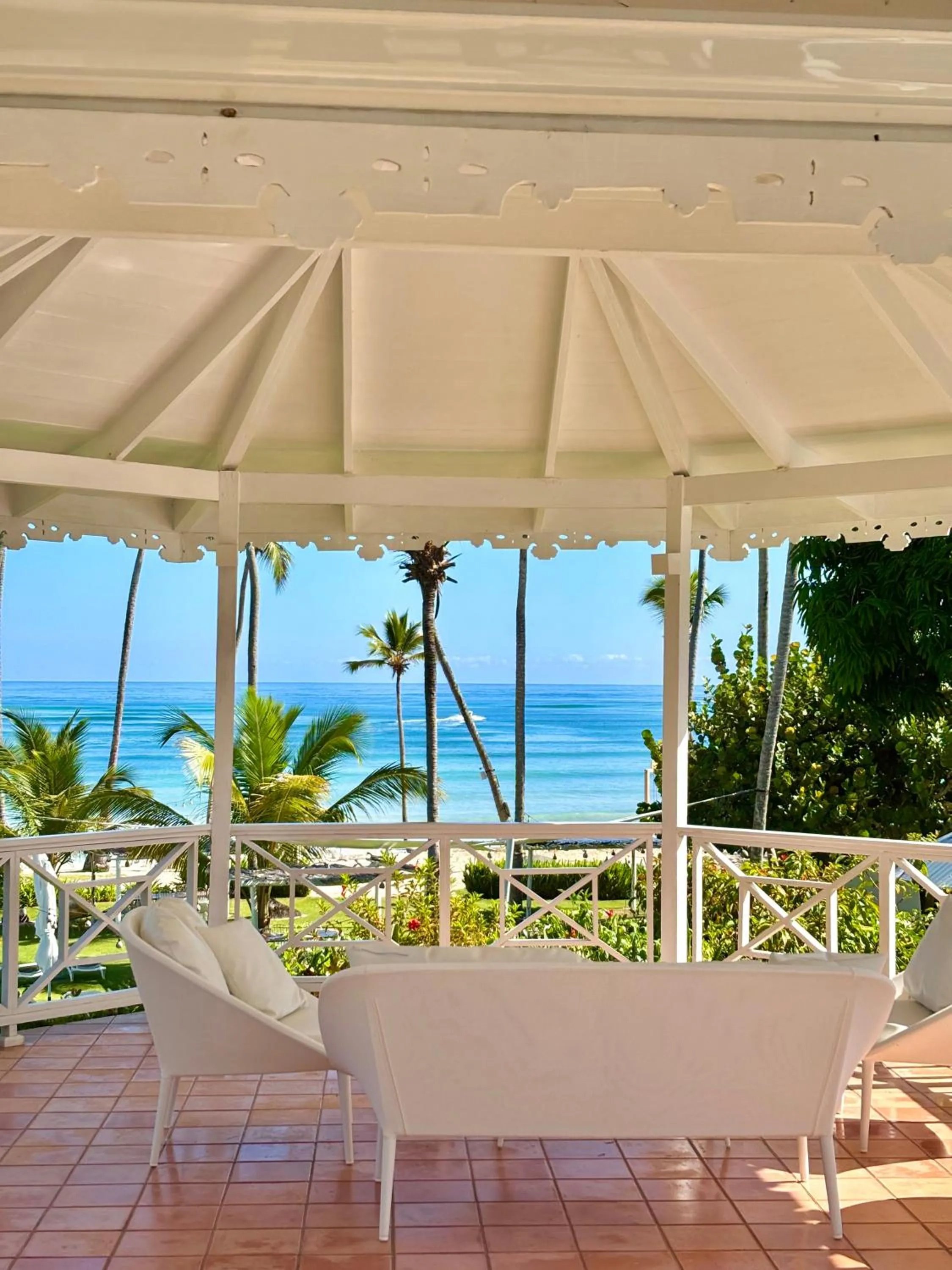 Balcony/Terrace in Hotel TODOBLANCO, Las Galeras, SAMANA