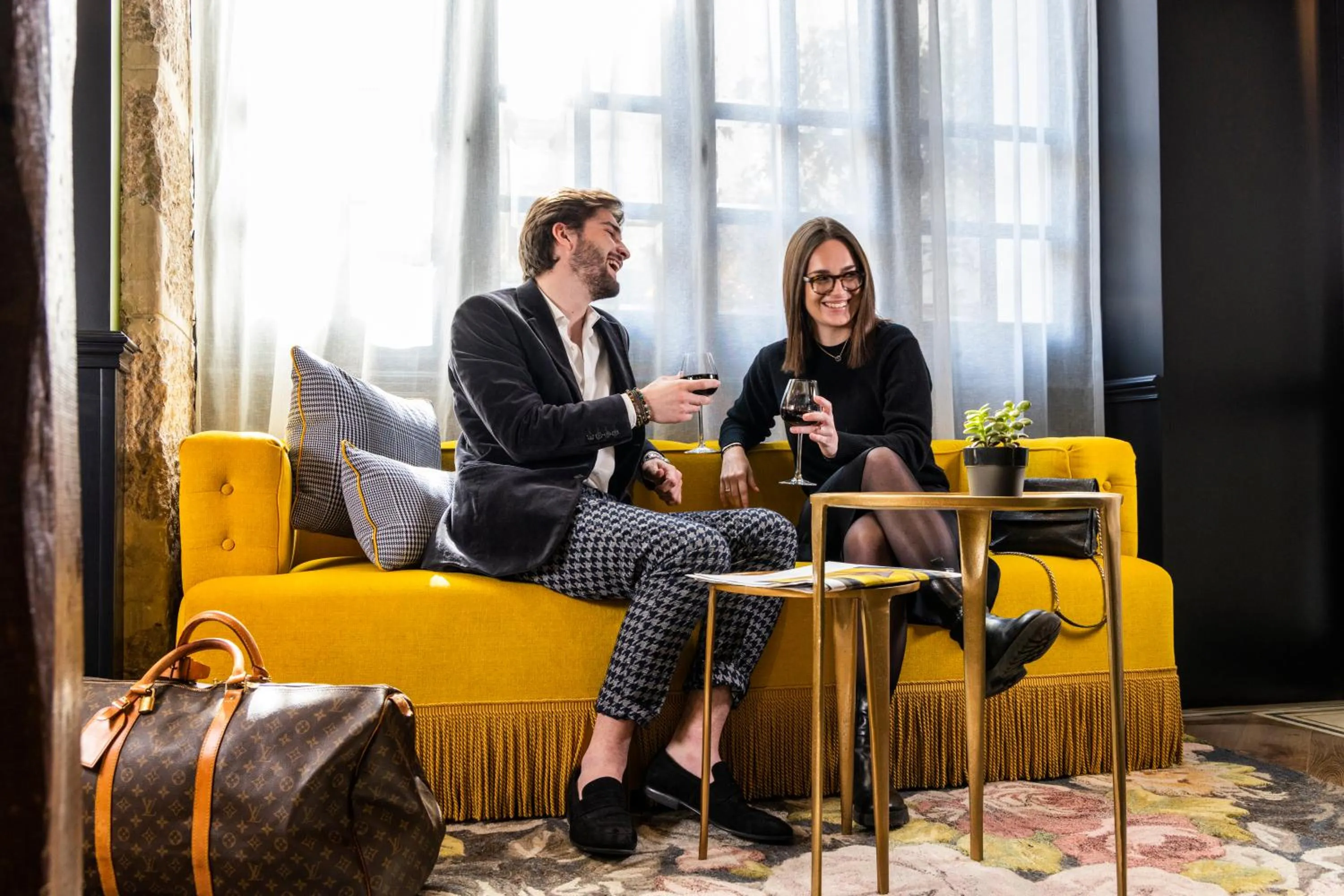Lobby or reception in Hotel Louis II