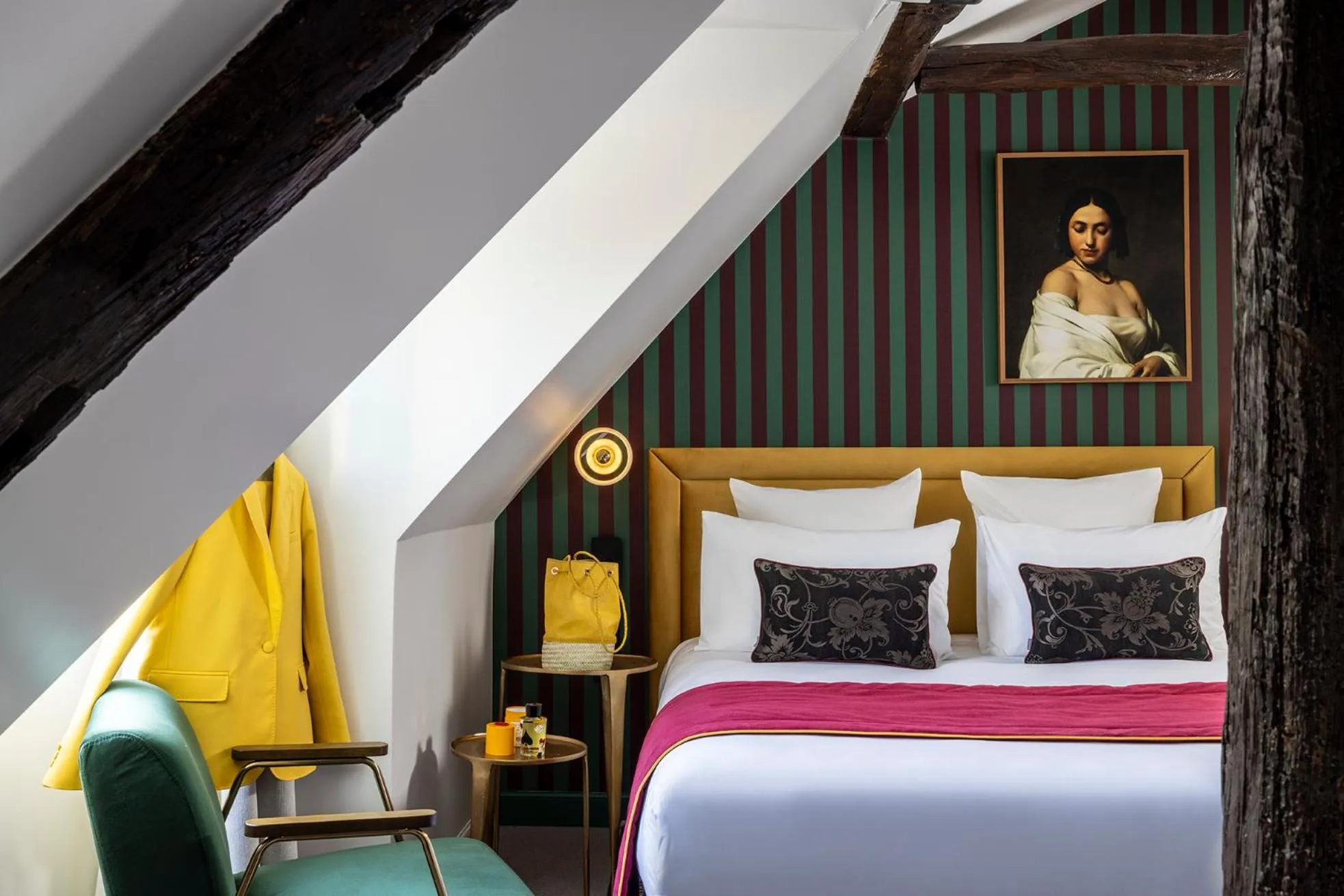 Bedroom, Bed in Hotel Louis II