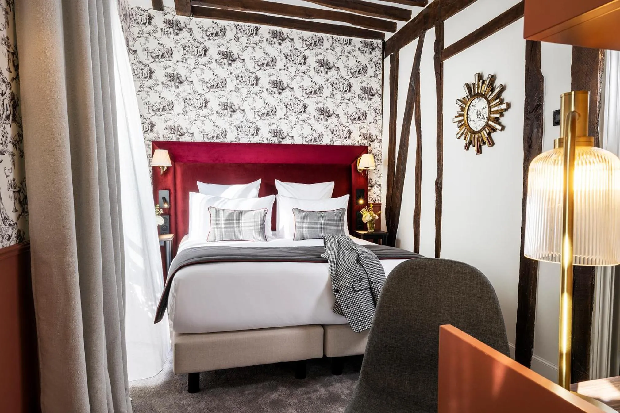 Bedroom, Bed in Hotel Louis II