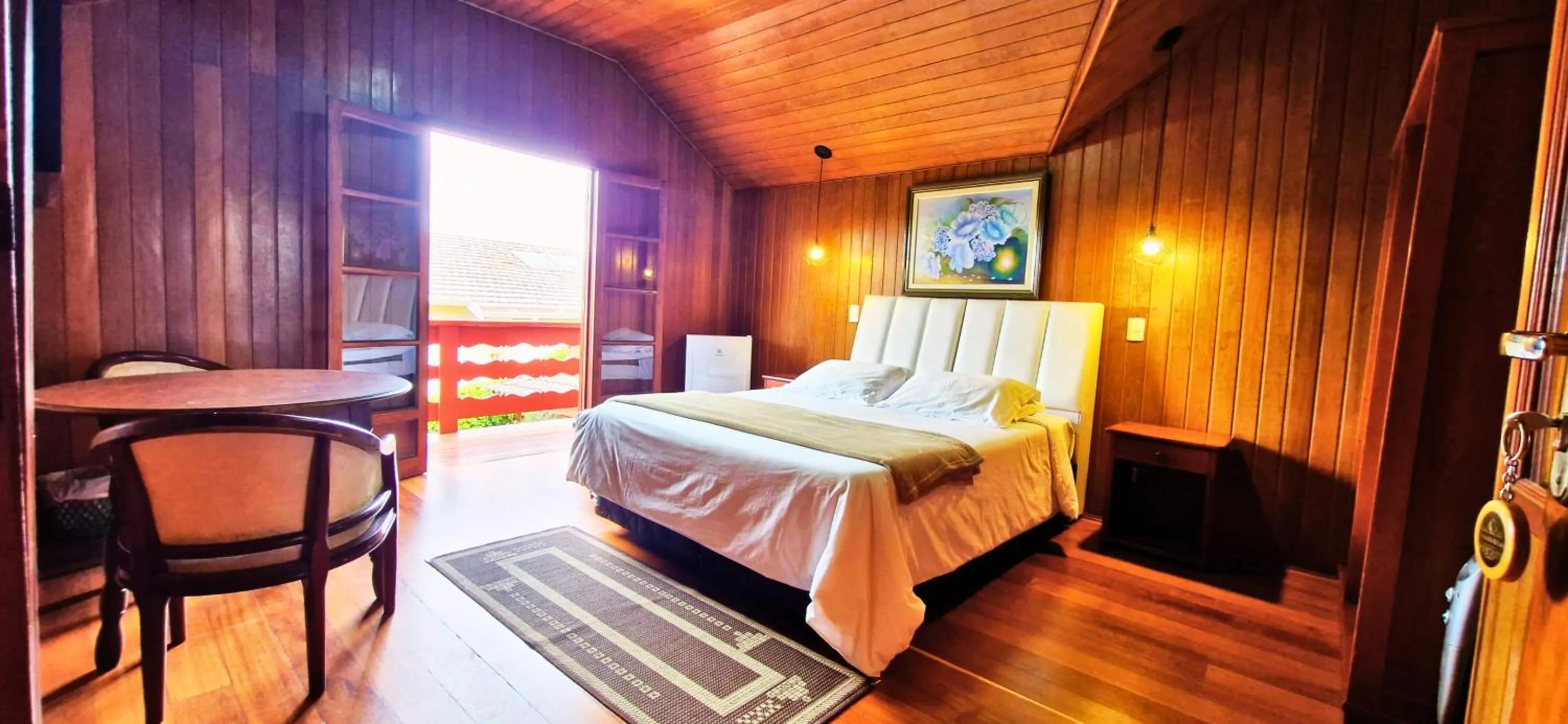 Bed in Pousada da Lua