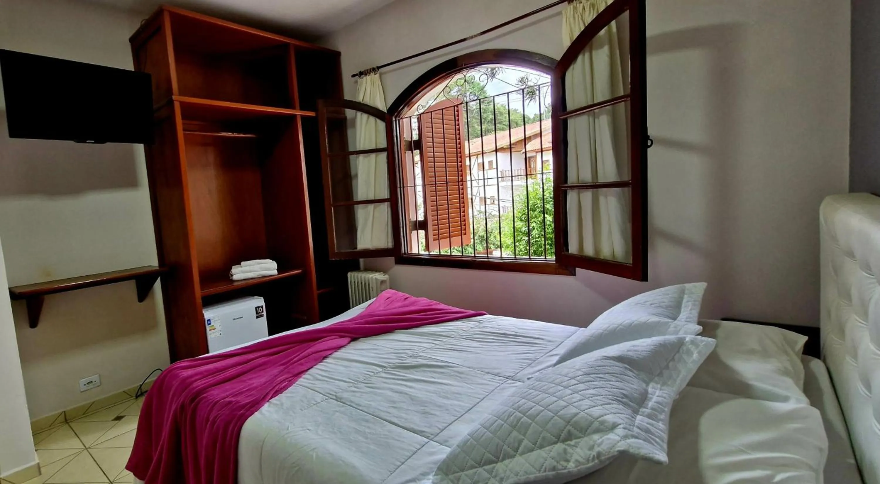 Bed in Pousada da Lua