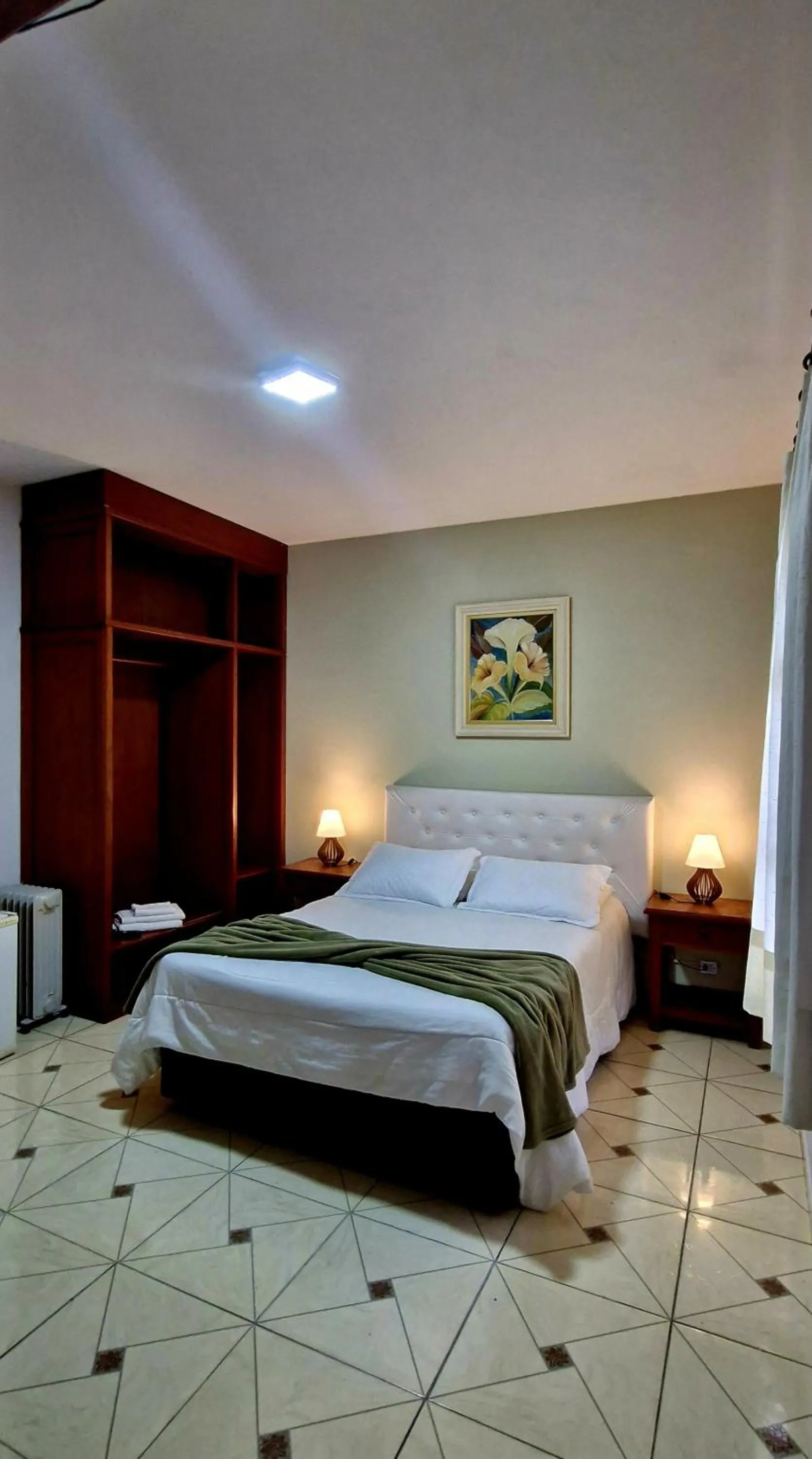 Bed in Pousada da Lua