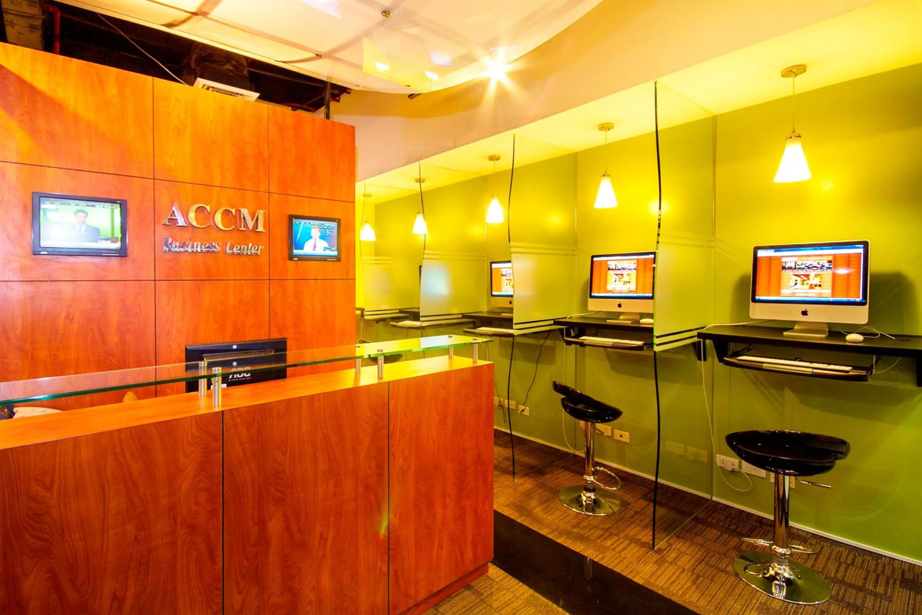 Lobby or reception in AIM Conference Center