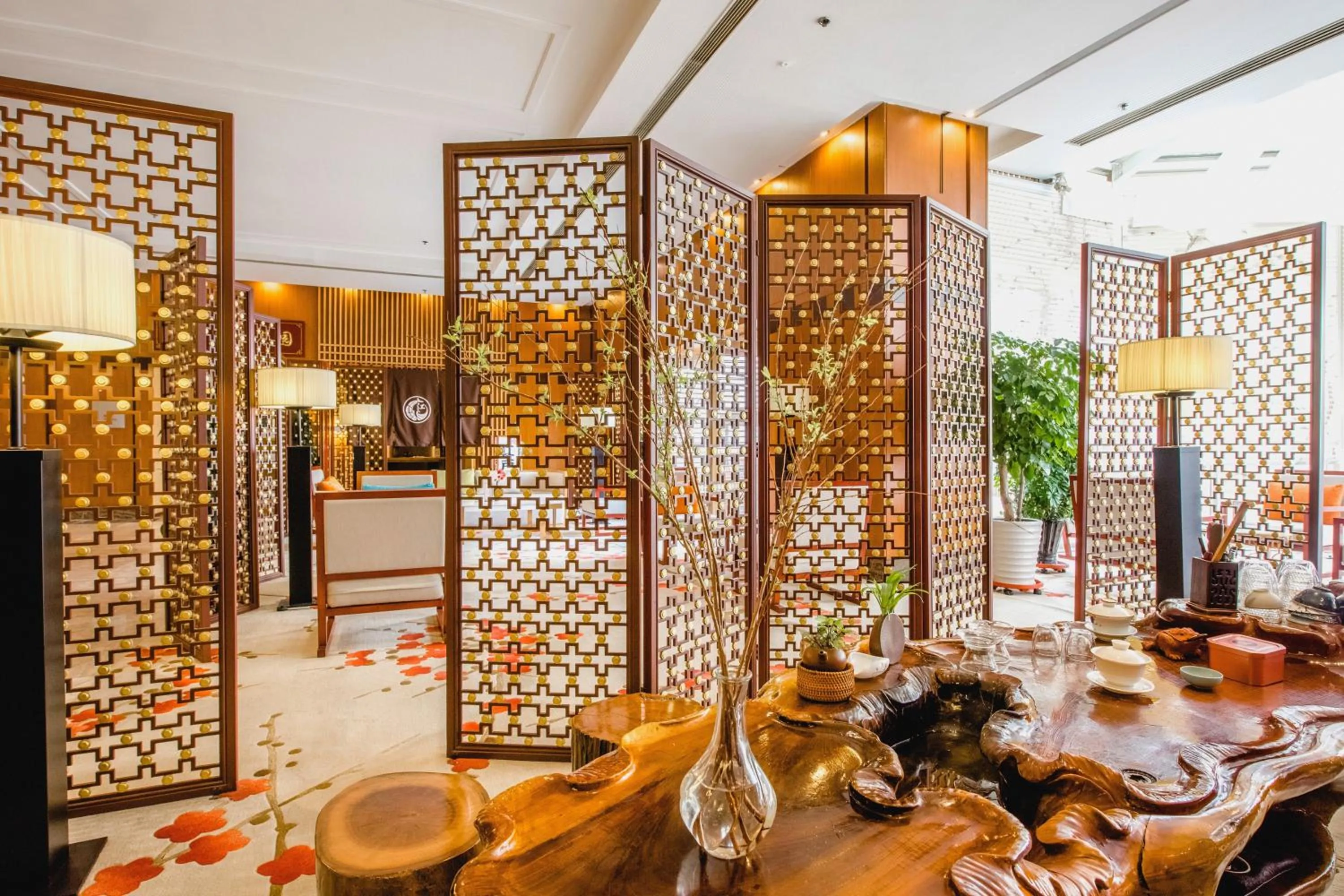 Seating area in Ruishi Hotel Dalian