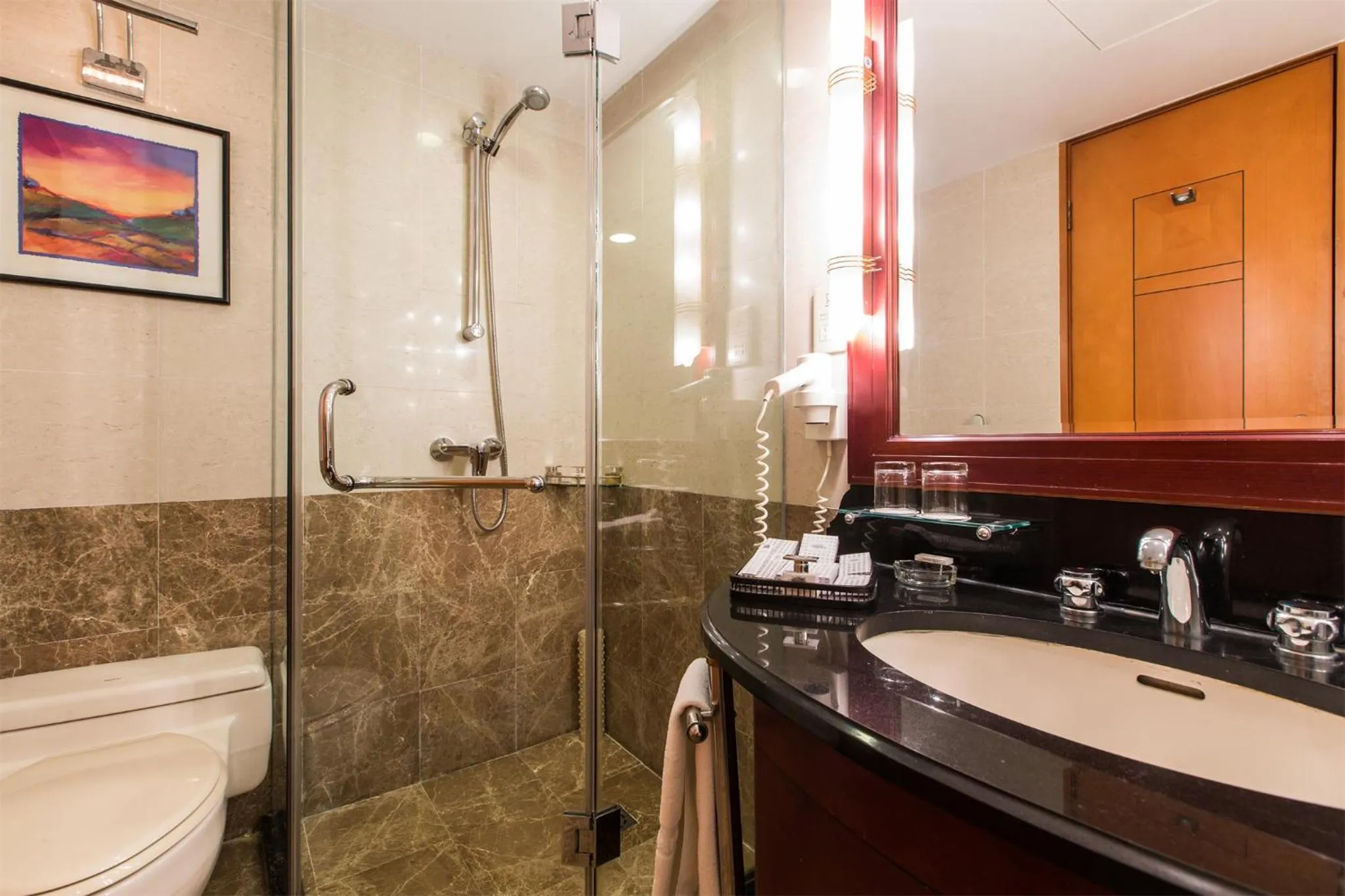 Toilet in Ruishi Hotel Dalian