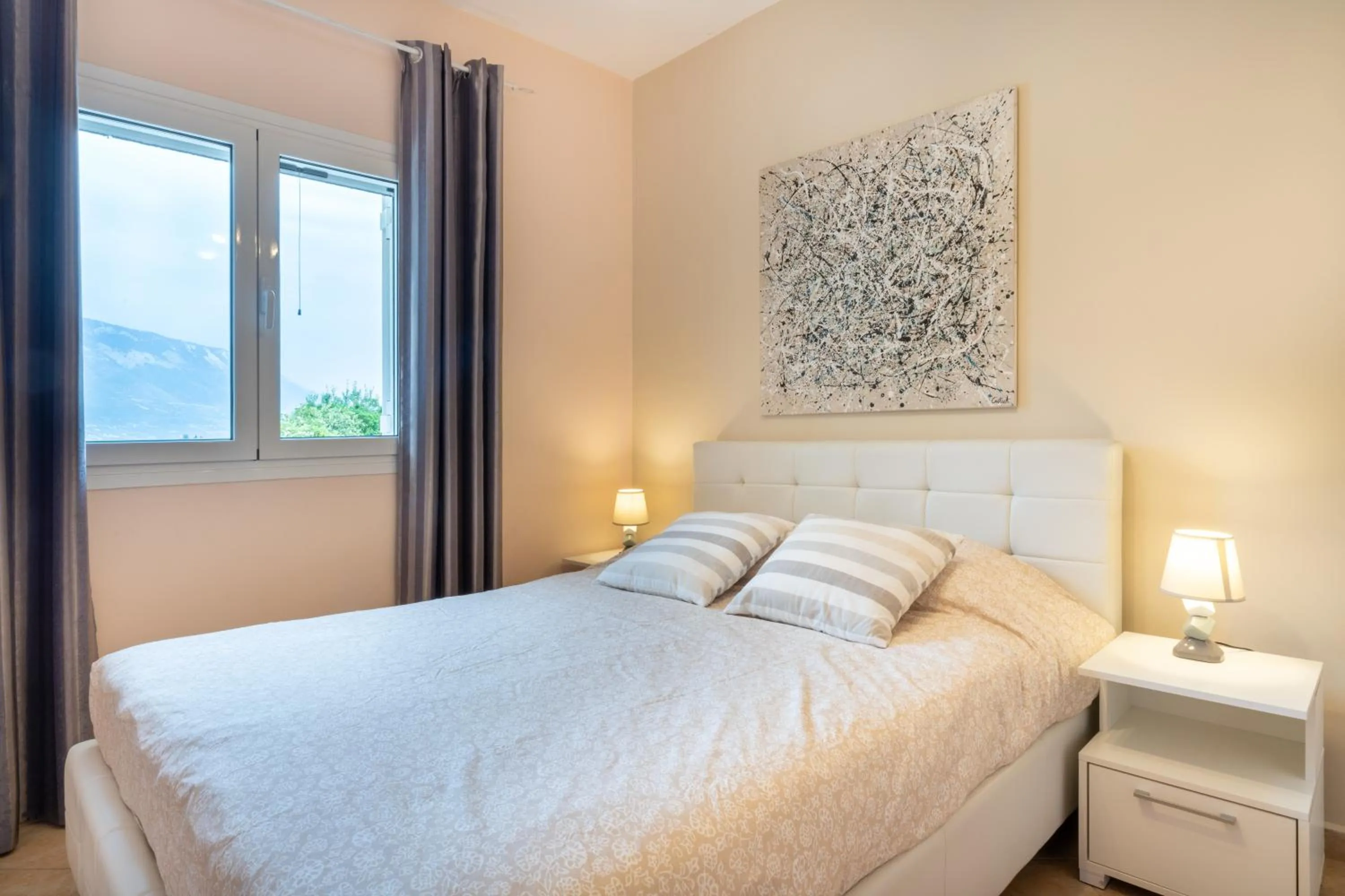 Bedroom, Bed in Residence Poseidon