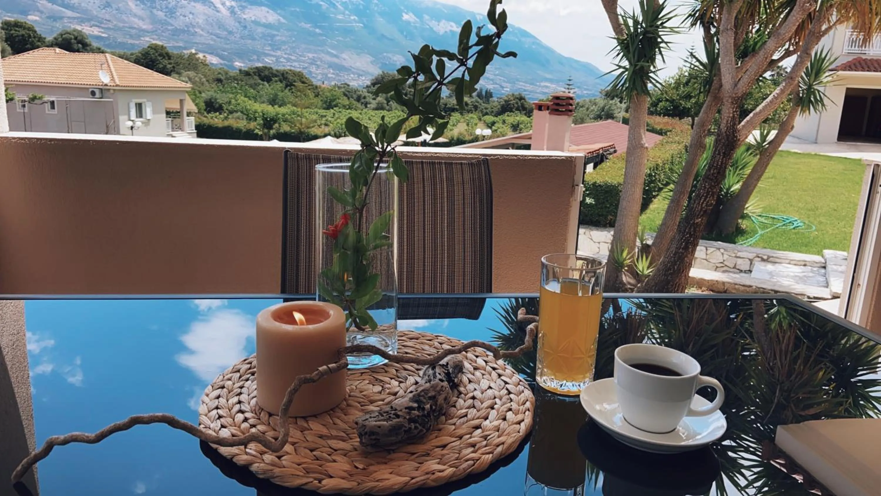 Balcony/Terrace in Residence Poseidon