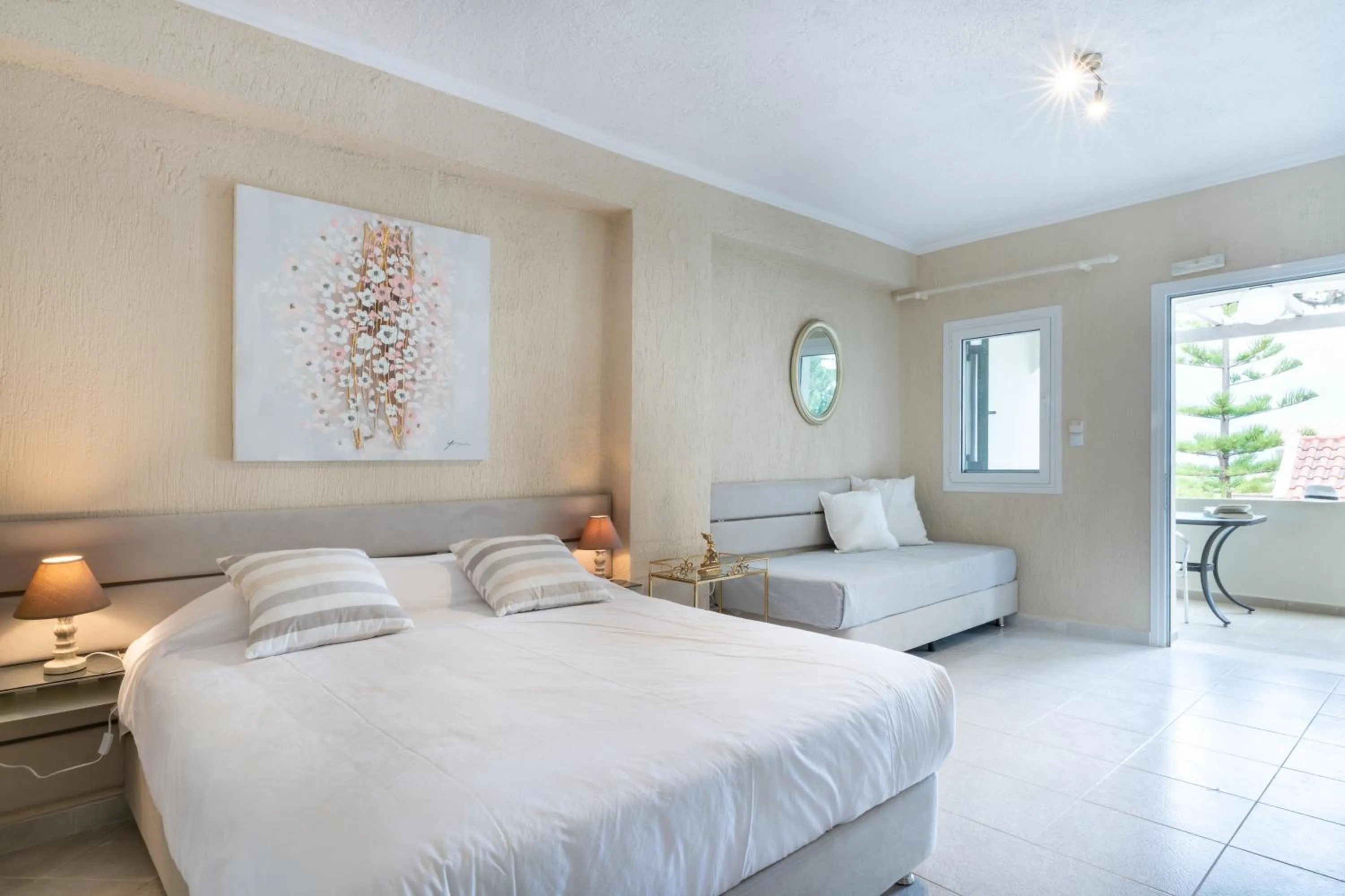 Bedroom, Bed in Residence Poseidon