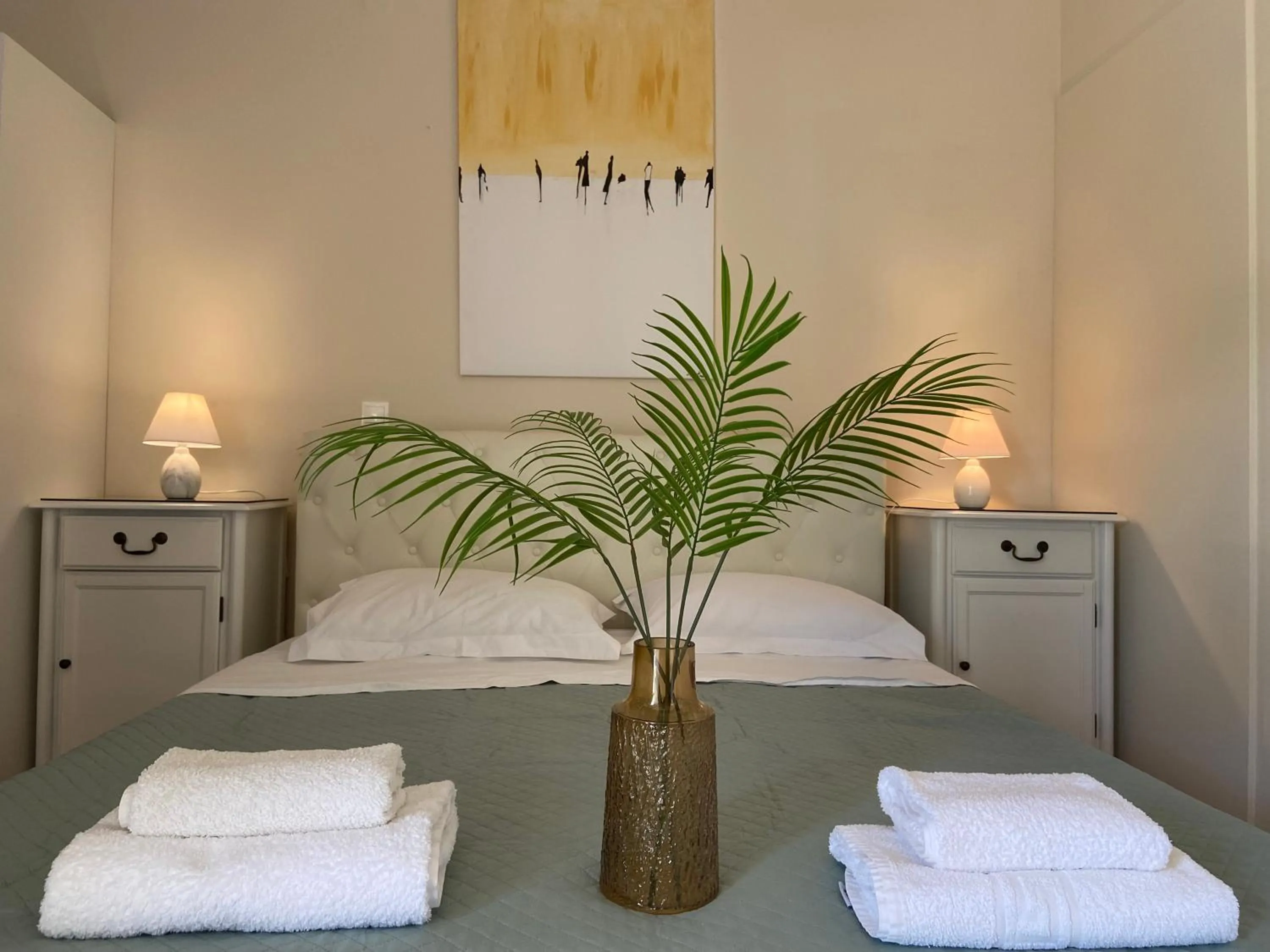 Bedroom, Bed in Residence Poseidon